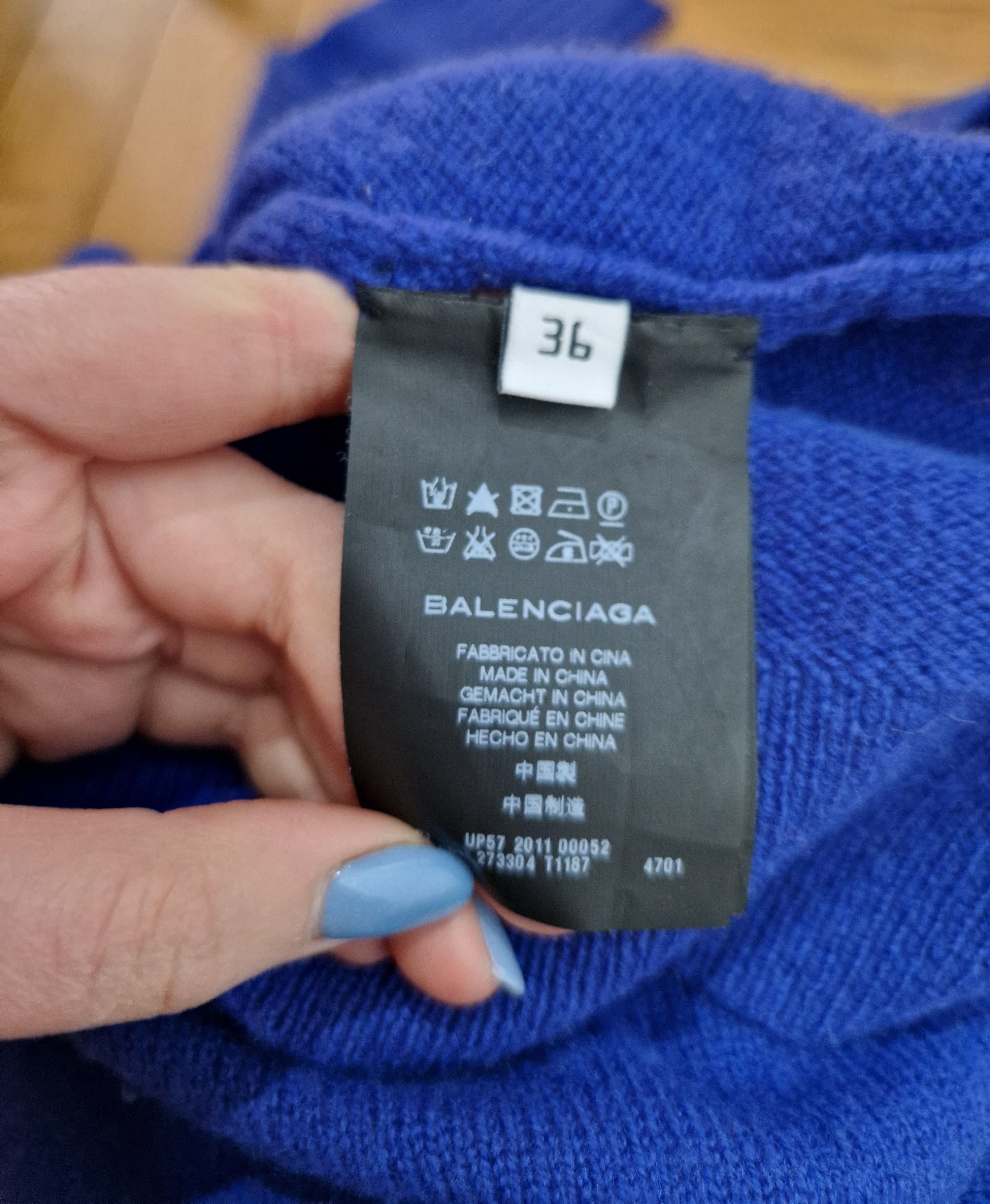 Balenciaga Balenciaga wool long turtleneck sweater Size XS / US 0-2 / IT 36-38 - 5 Thumbnail