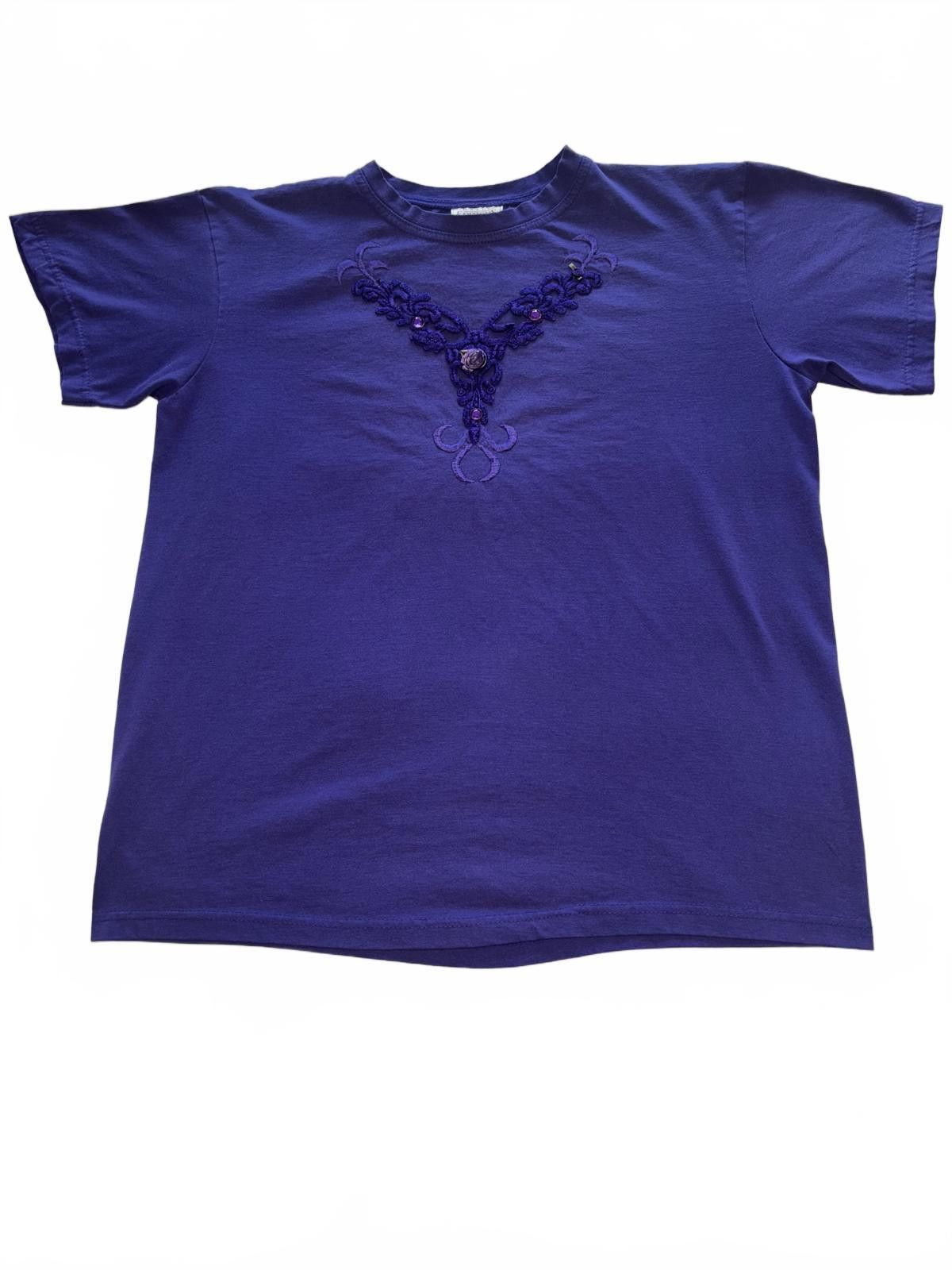 Basic Editions Vintage Basic Editions Purple T-Shirt Size L / US 10 / IT 46 - 1 Thumbnail