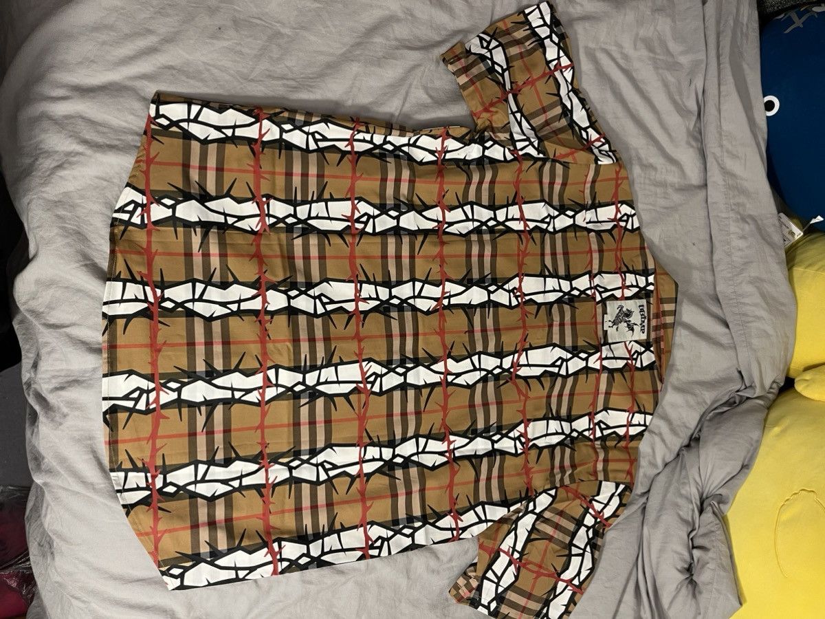 Other Bbimp Burberry thorn button up short sleeve shirt Size US L / EU 52-54 / 3 - 4 Thumbnail