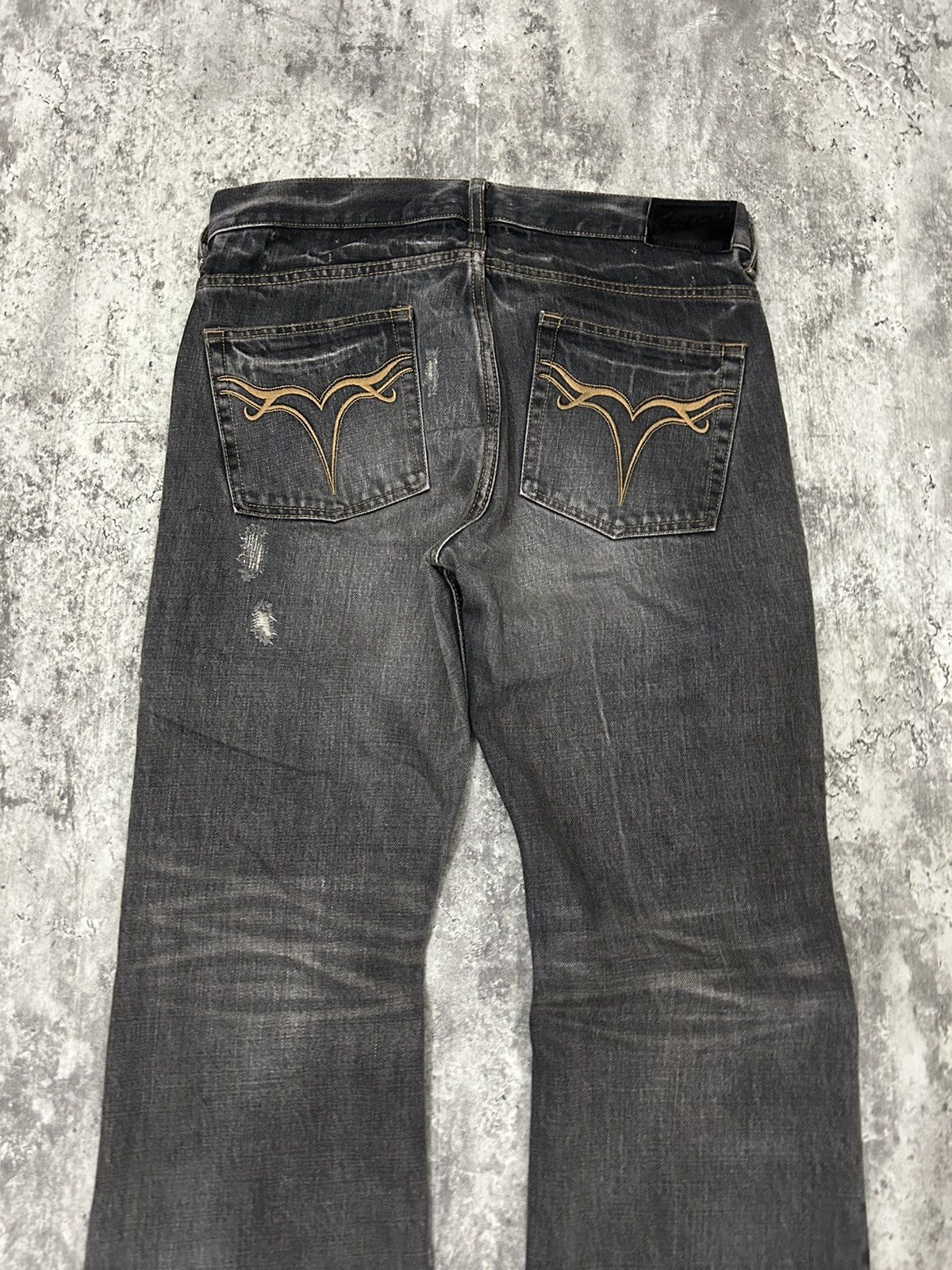 If Six Was Nine Jackrose Number Nine Tornado Mart style Denim Size US 33 - 8 Thumbnail