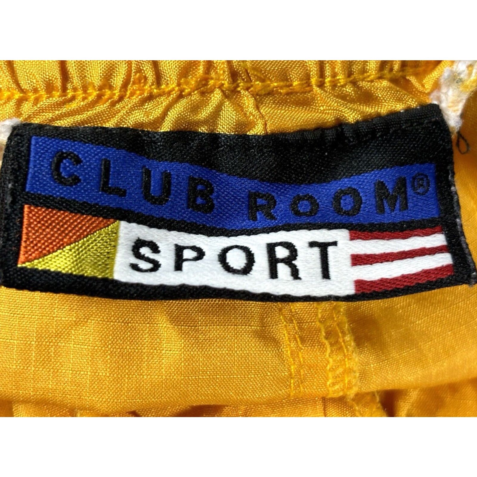 Club Room VINTAGE Club Room Mens Swim Trunks Yellow XLarge 90s Y2K No Lining Bottom Size US 36 / EU 52 - 6 Thumbnail