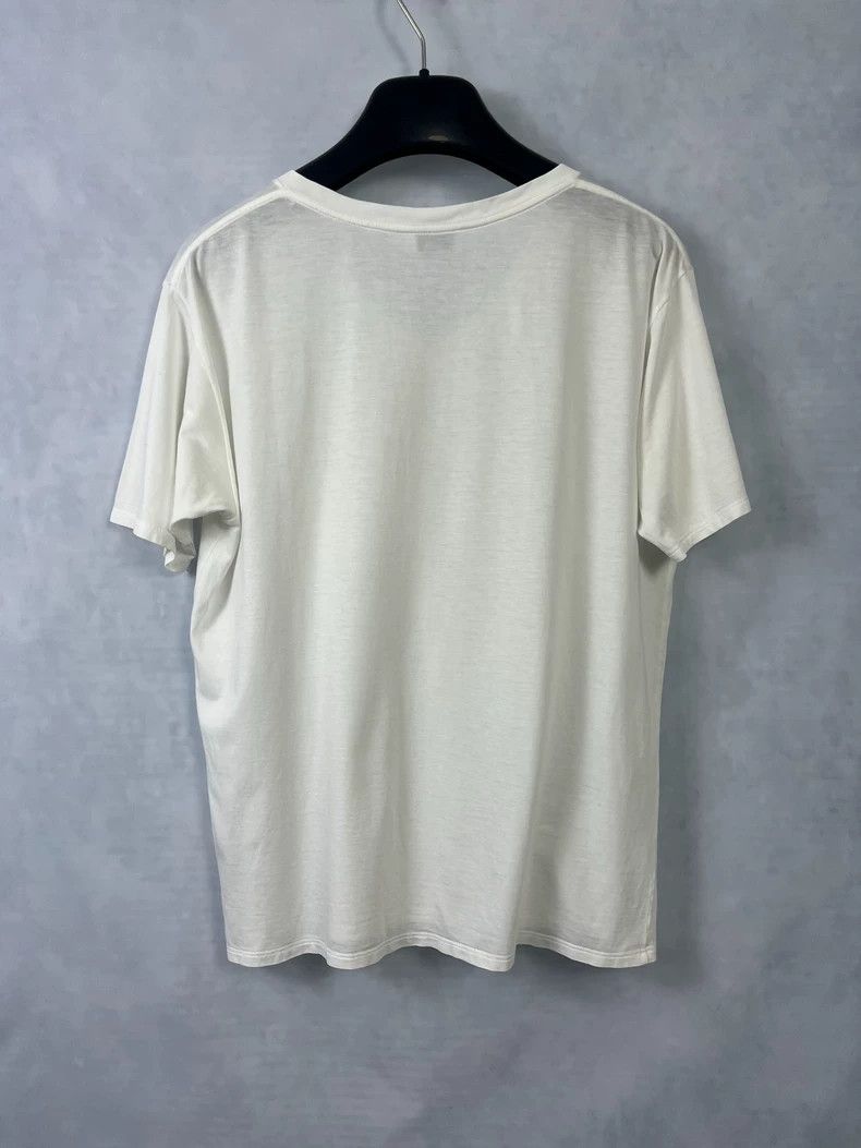 Yves Saint Laurent Saint Laurent13ss First Year Pure White V-Neck Short Sleeve Size US XS / EU 42 / 0 - 2 Thumbnail