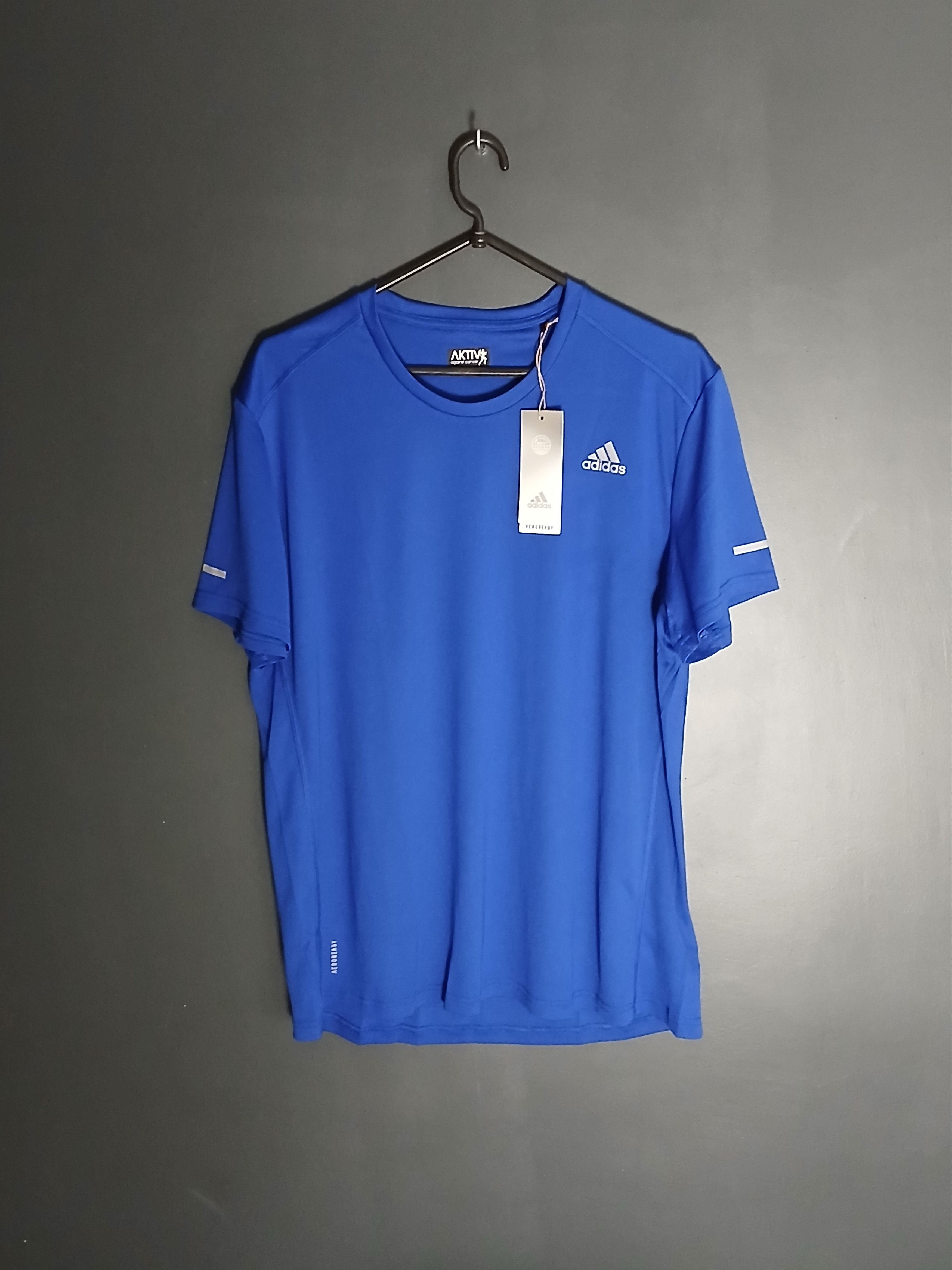 Adidas New Adidas Running Training T-Shirt Size US L / EU 52-54 / 3 - 1 Thumbnail