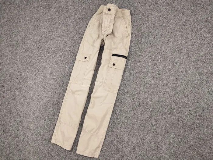 Japanese Brand Vintage 90's Cargo Pants Travis Scott Japan Pocket Beige Size US 34 / EU 50 - 2 Thumbnail