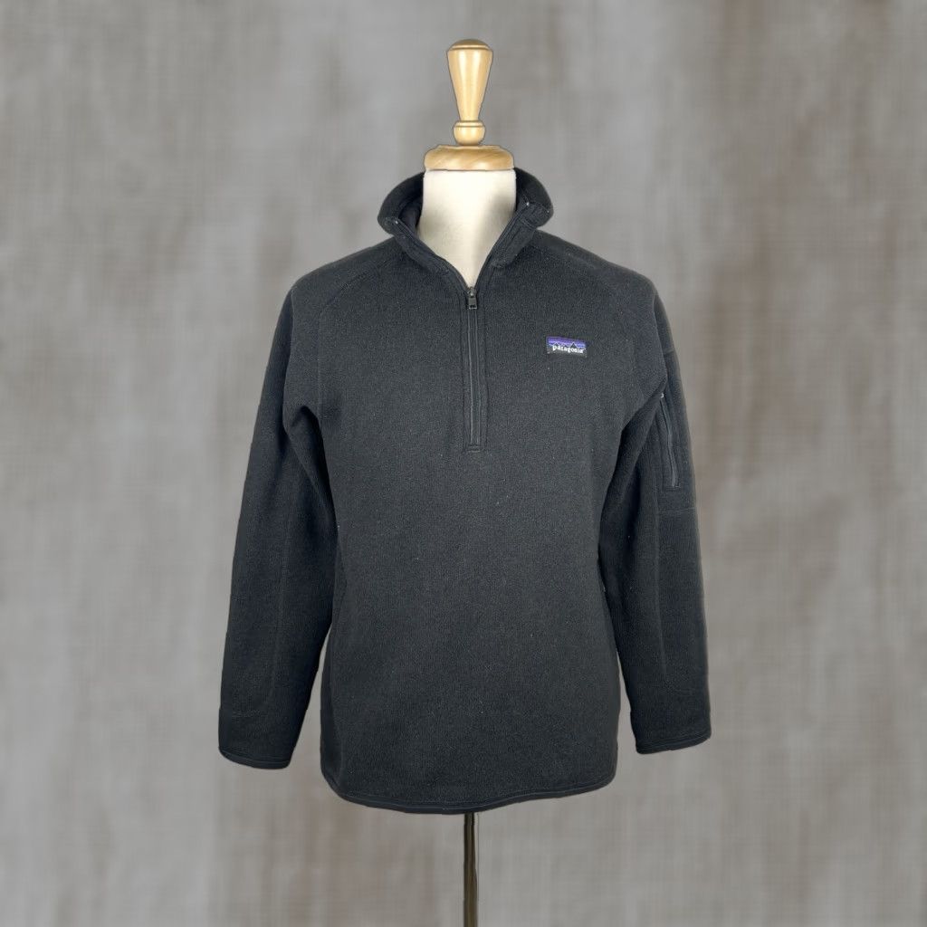 Patagonia Patagonia Better Sweater Jacket Women's XL Black Quarter Zip Fleece Pullover Size XL / US 12-14 / IT 48-50 - 1 Thumbnail