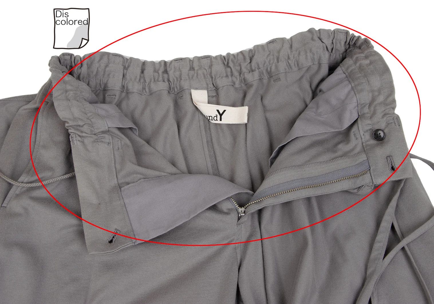 Yohji Yamamoto Cotton Jersey Wrap Pants Gray 3 Size US 34 / EU 50 - 9 Thumbnail