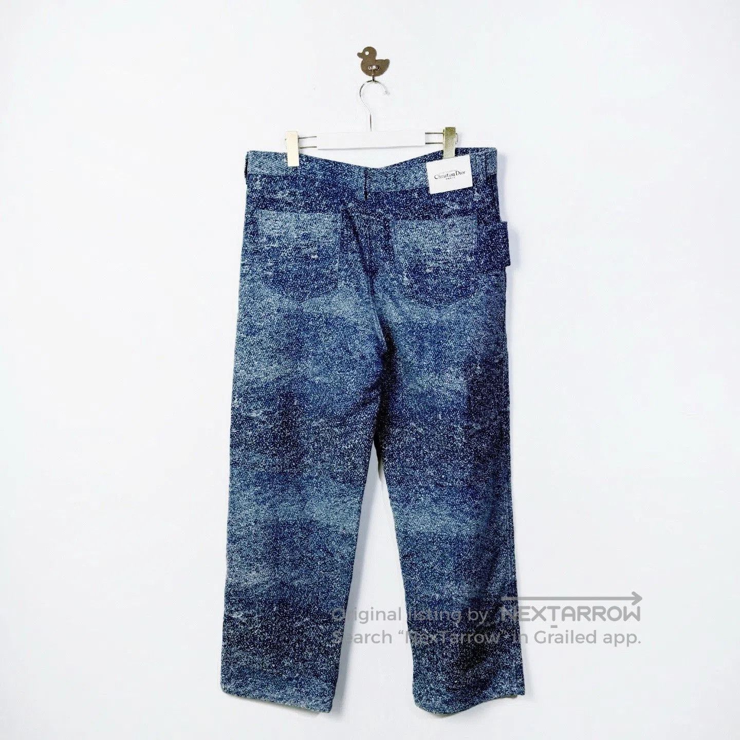 Dior Dior 2025 Jacquard Gradient Logo Jeans. Size US 35 - 2 Thumbnail