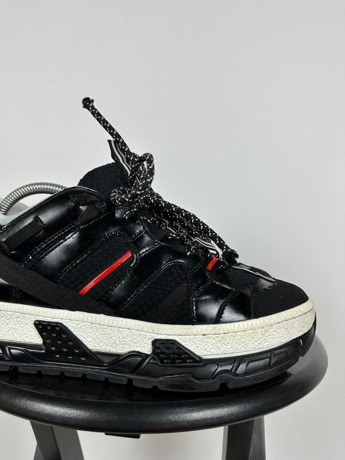 BURBERRY LONDON / ローカットスニーカー/41/BLK/MESH AND NUBUCK UNION　SNEAKERS Burberry London Union Sneakers