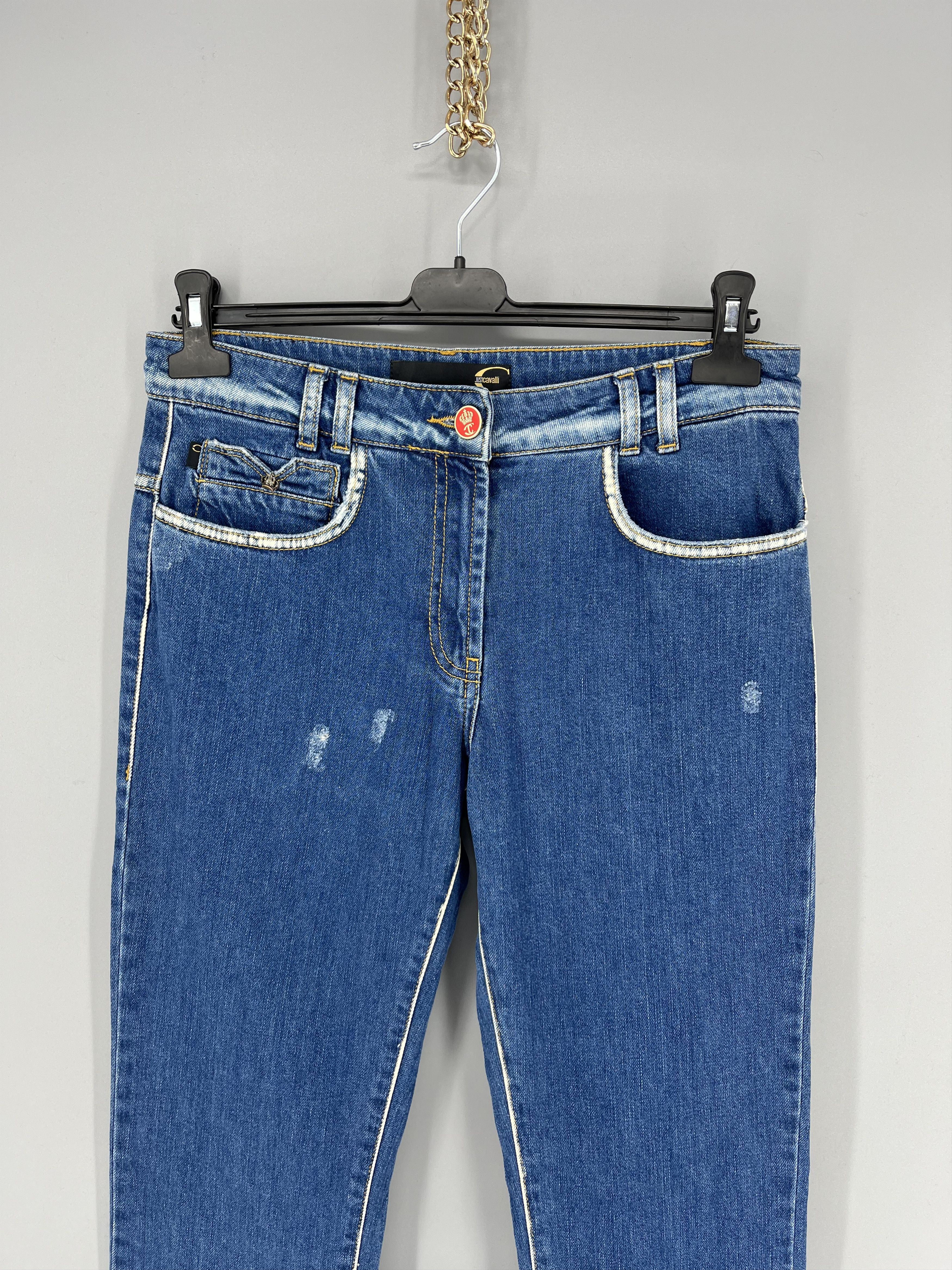 Just Cavalli Vintage JUST CAVALLI Luxury Retro Denim long jeans 29*43 Size US 29 - 2 Thumbnail