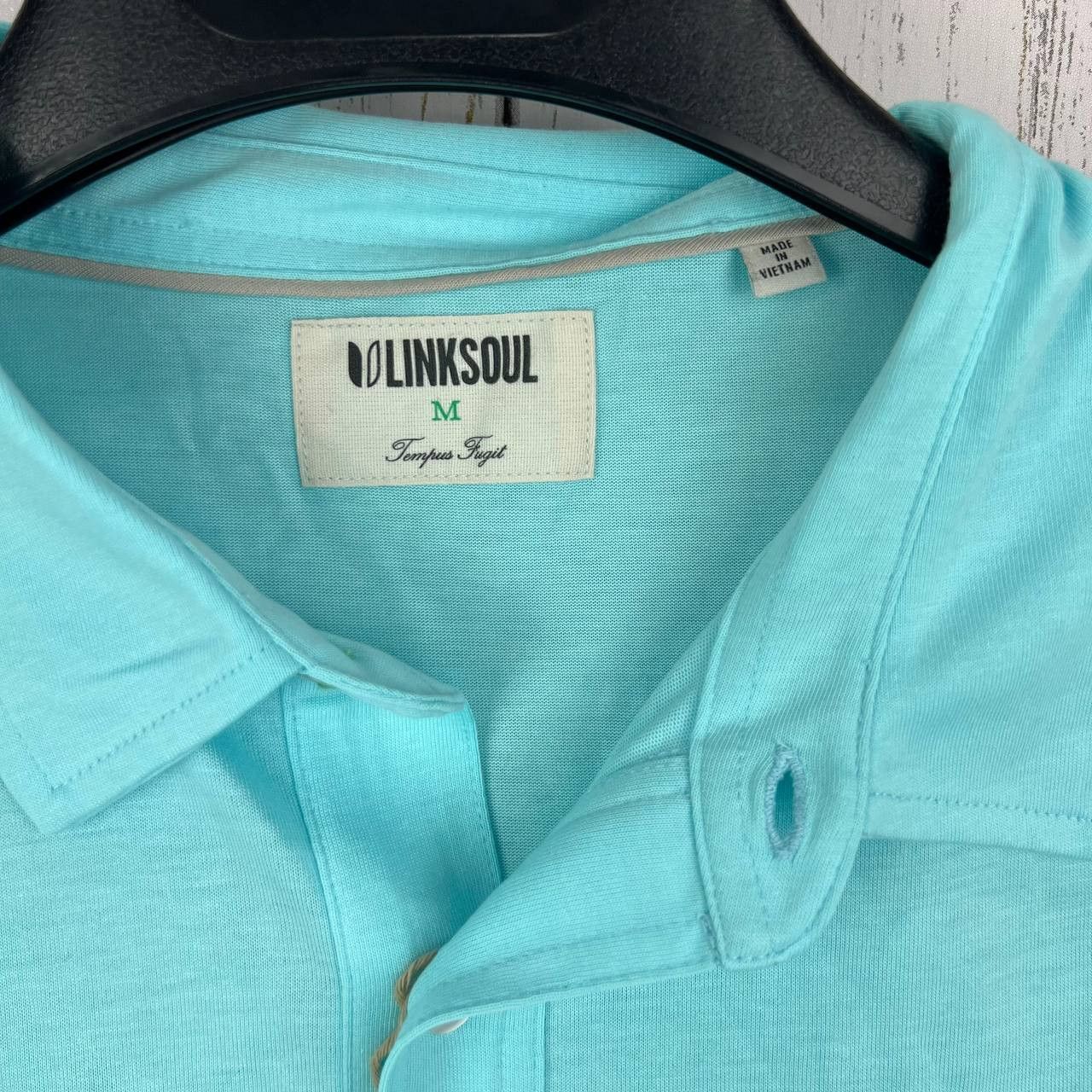 Other LinkSoul Golf Plain Medium Tempus Fugit Buttoned Down Polo Size US M / EU 48-50 / 2 - 3 Thumbnail