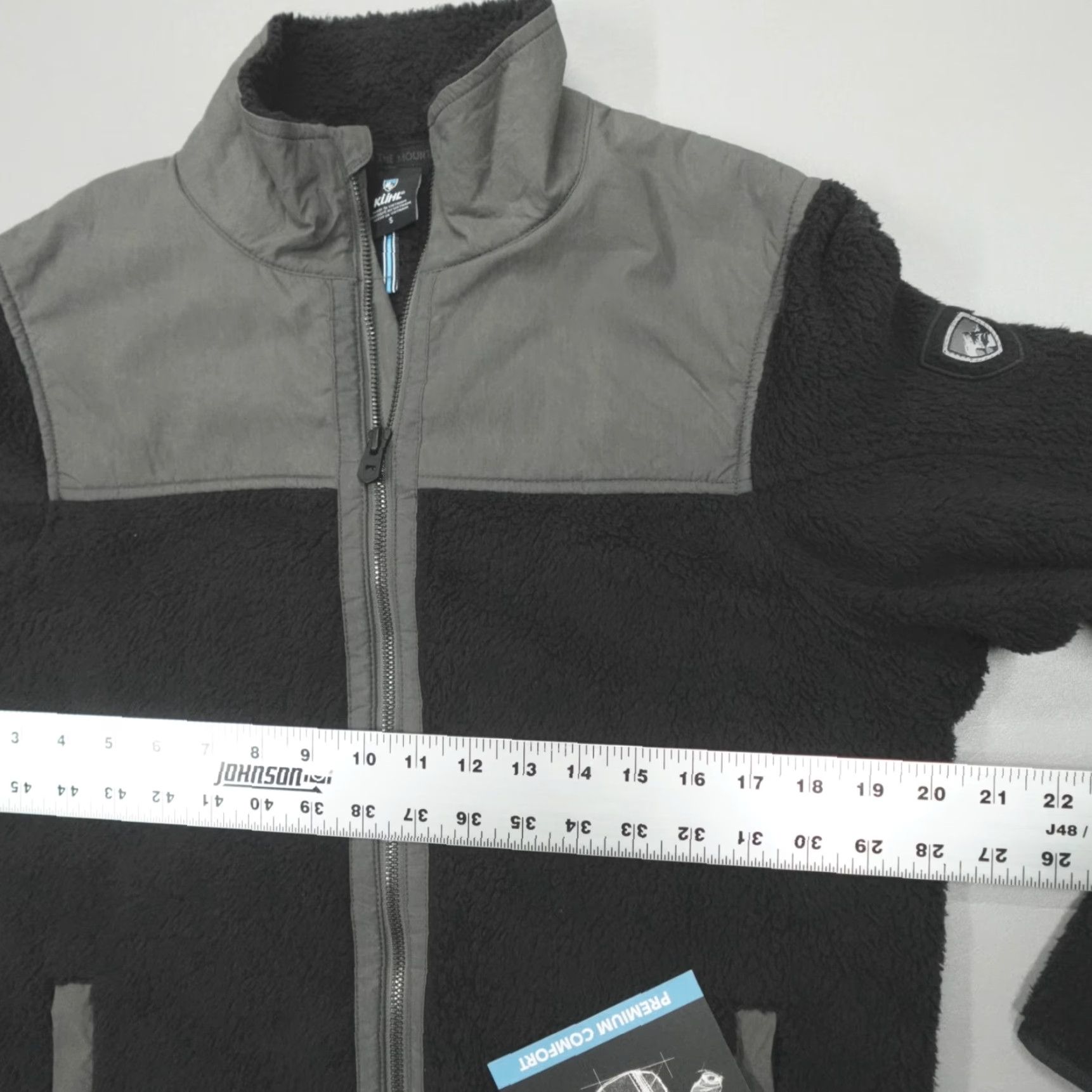 Vintage Kuhl Konfluence Jacket Fleece Men Size S Raven/Carbon Lightweight Warmth Spring Winter Fall Full Zip Pockets Outdoors Hiking Regular Stand-Up Logo Size US S / EU 44-46 / 1 - 7 Thumbnail