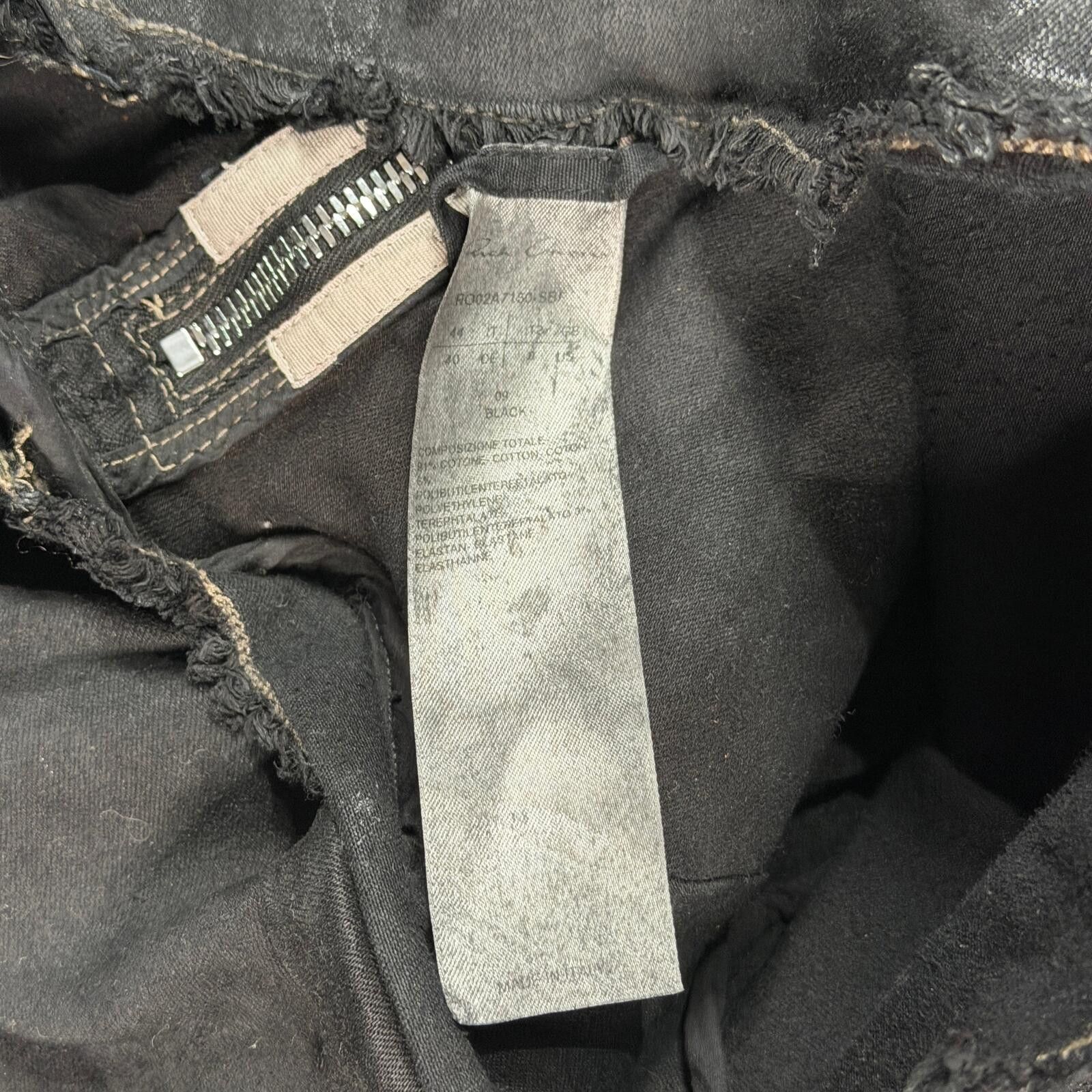 Rick Owens Rick Owens FW21 Gethsemane Look 32 Waxed Denim Top Size US S / EU 44-46 / 1 - 6 Thumbnail