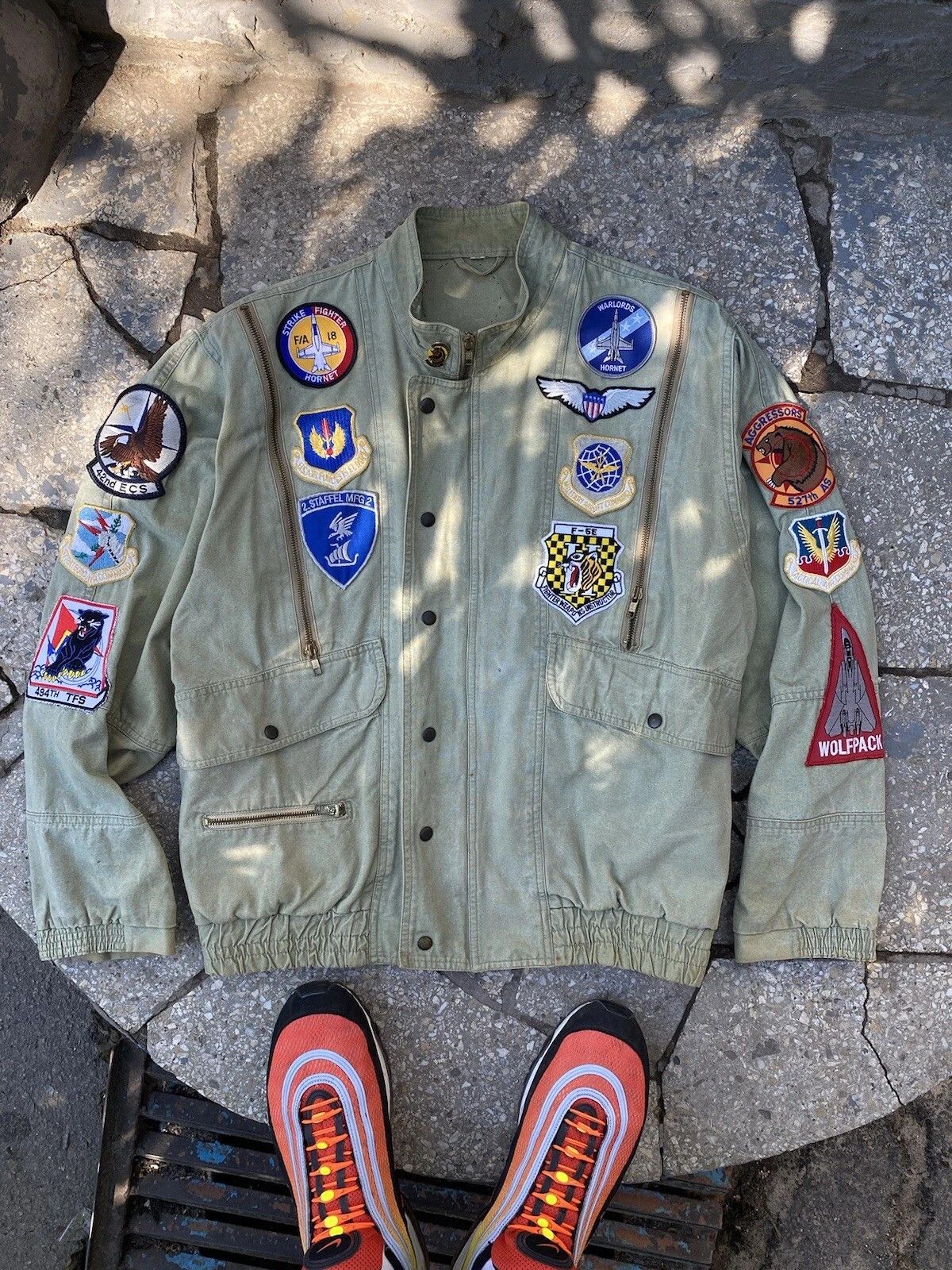 The Unbranded Brand vintage aviator jacket Japanese Style Made In Hong Kong Size US M / EU 48-50 / 2 - 2 Thumbnail