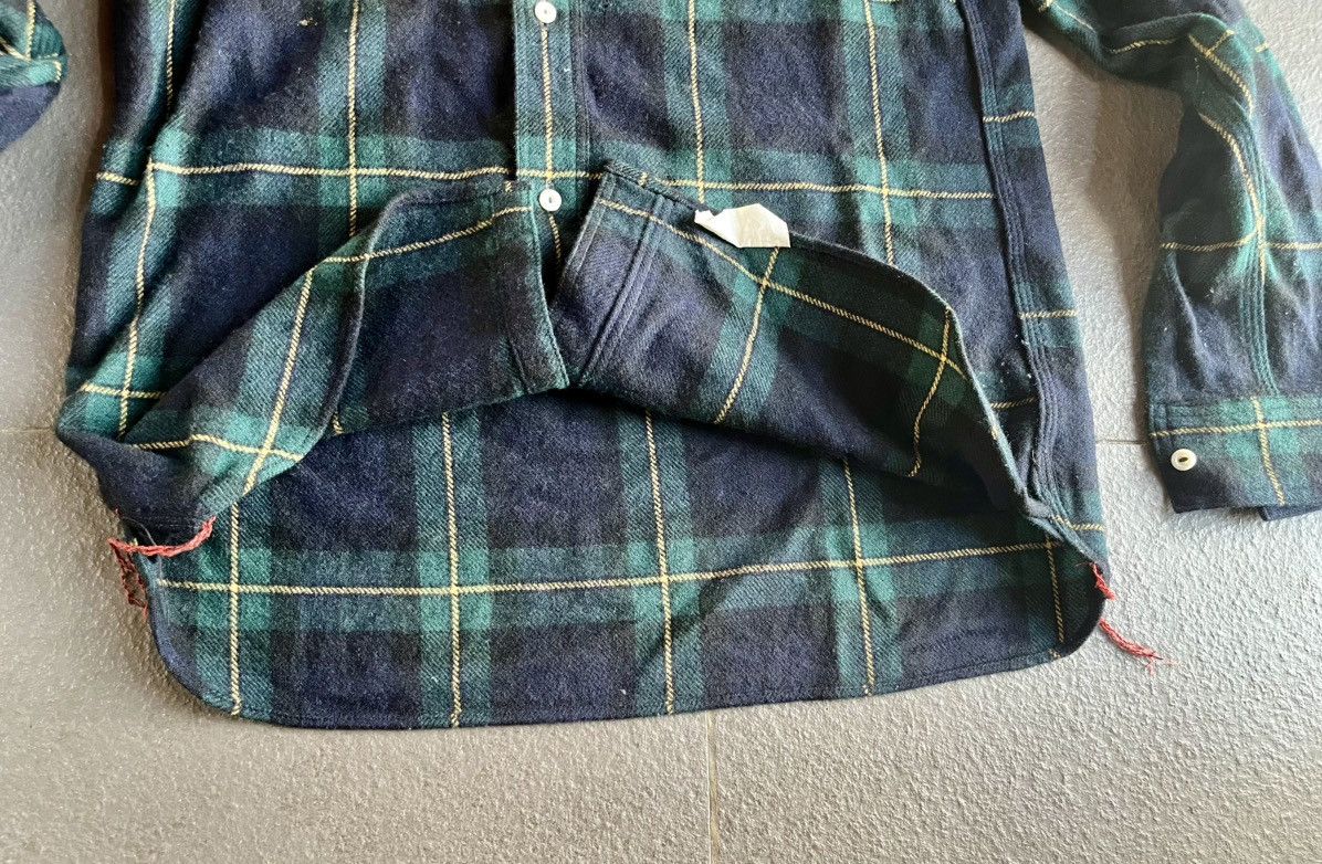 Sugar Cane Sugar Cane Wool Shirt B/D Checkered Flannel Tartan Japanese Size US L / EU 52-54 / 3 - 10 Thumbnail
