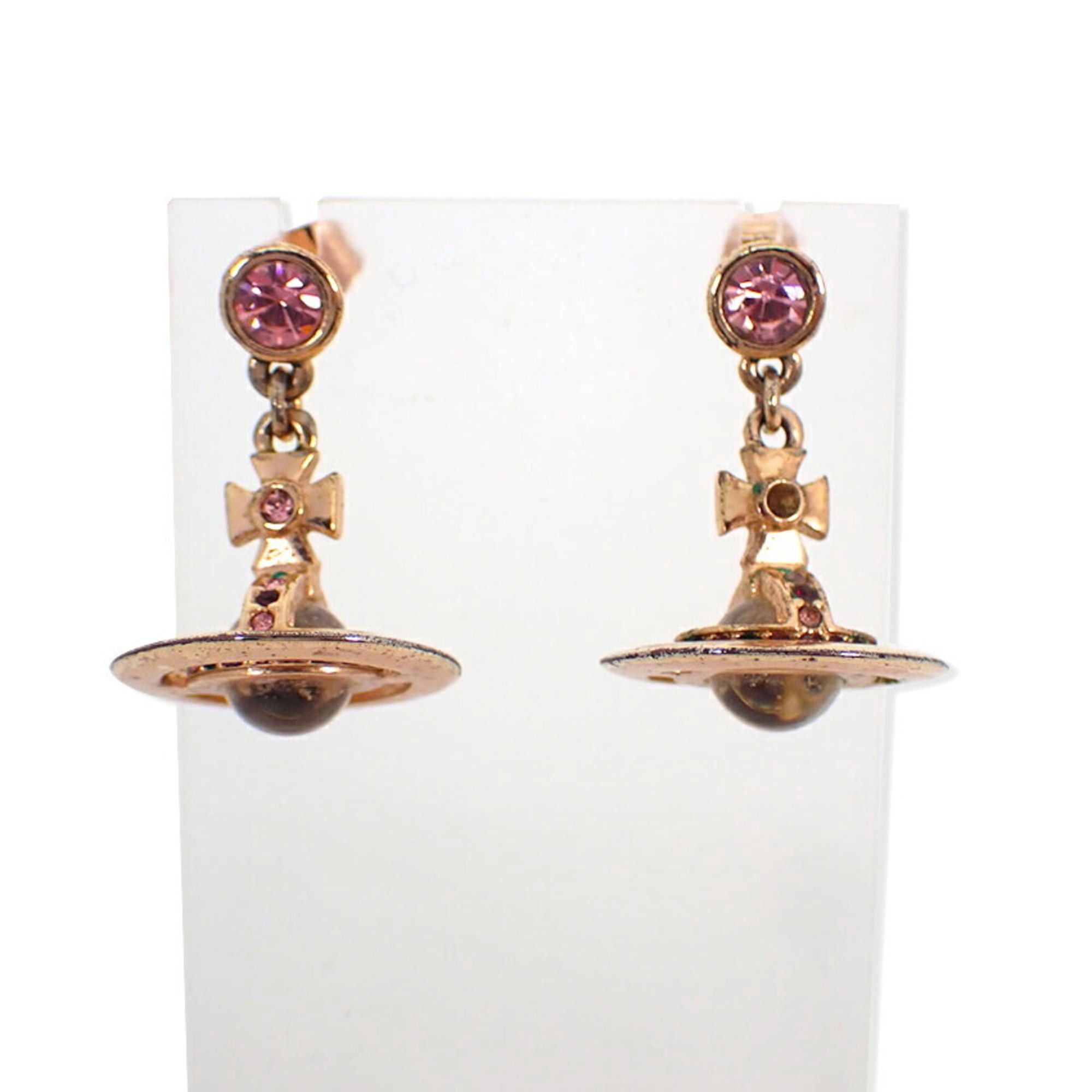 Vivienne Westwood Vivienne Westwood Orb Colored Stone Earrings Size ONE SIZE - 1 Thumbnail