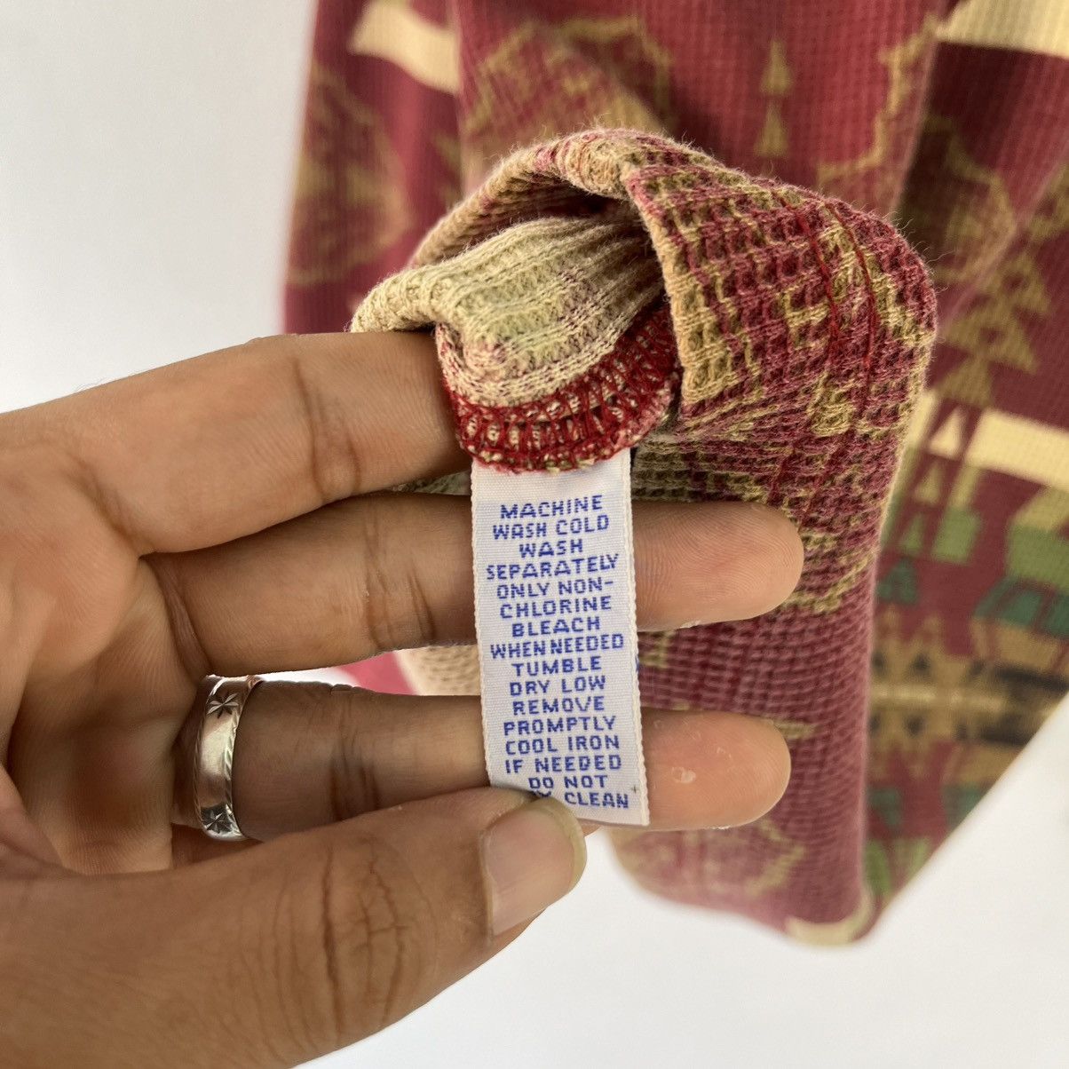 Polo Ralph Lauren × Vintage Vintage Polo RL Waffle Sweater Size US M / EU 48-50 / 2 - 9 Thumbnail