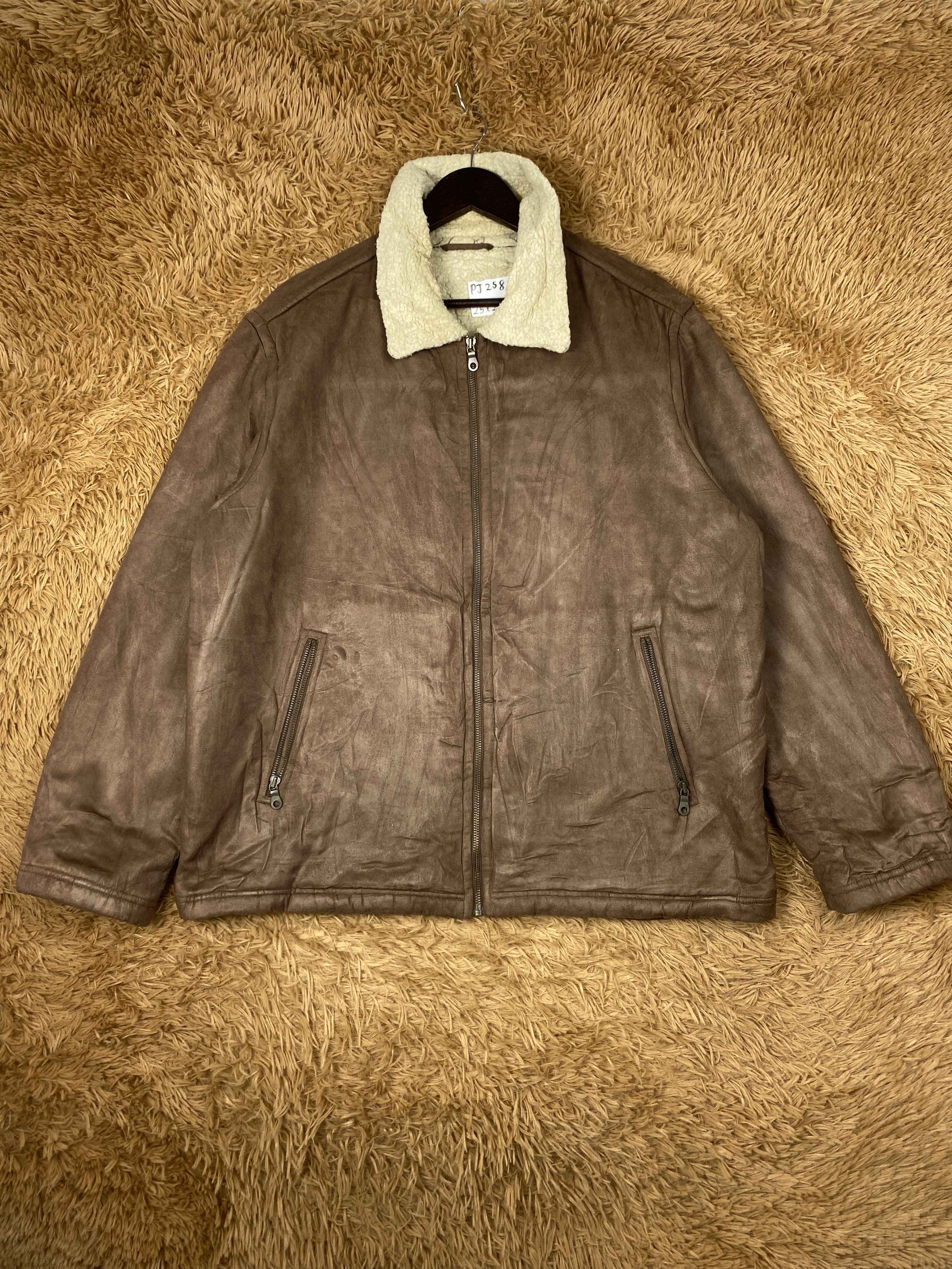 Uniqlo Vintage Uniqlo Fleece Lining Jacket PJ2589 Size US XL / EU 56 / 4 - 1 Thumbnail