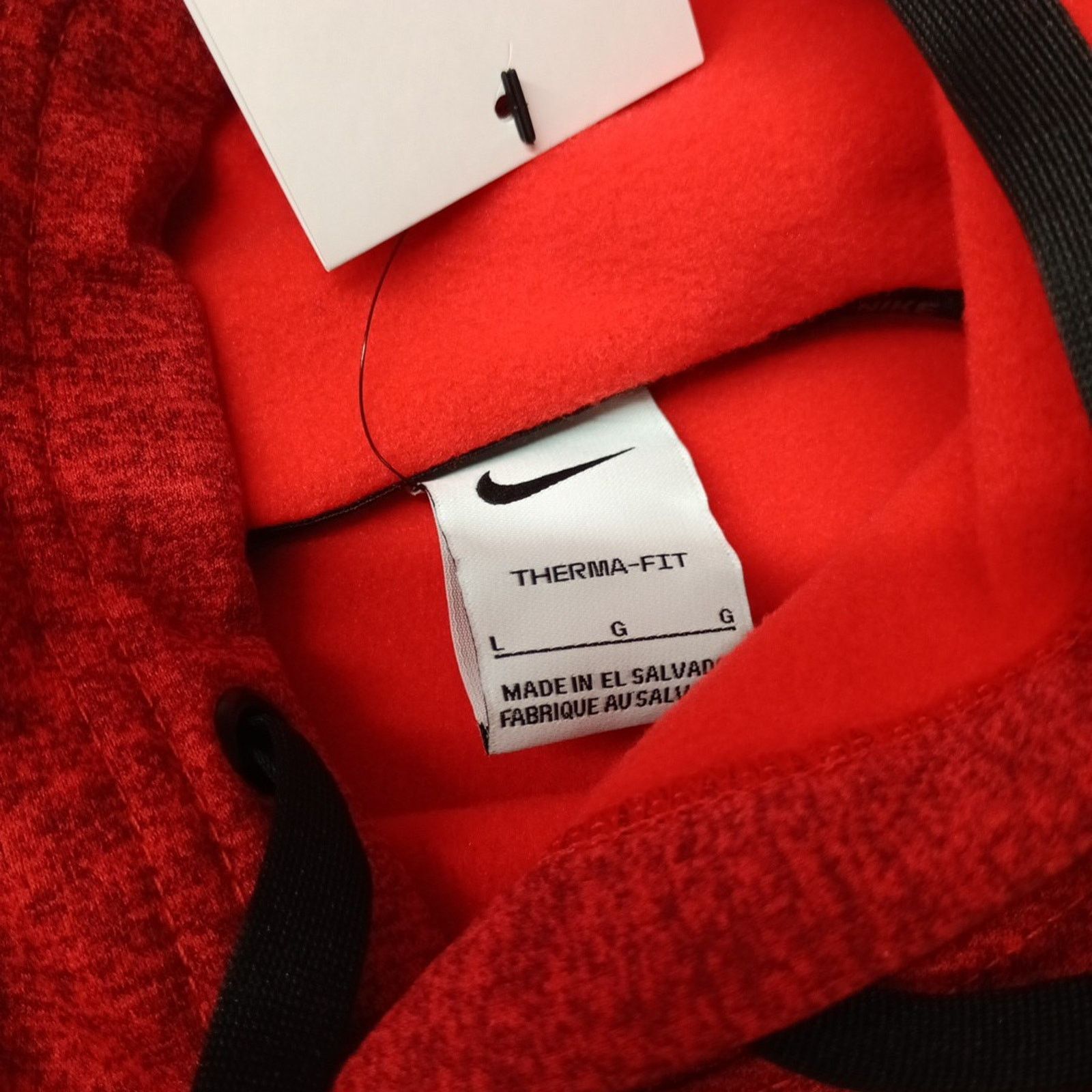 Nike Nike Men’s Therma-Fit Pullover Fitness Hoodie Size L Red Size US L / EU 52-54 / 3 - 6 Thumbnail