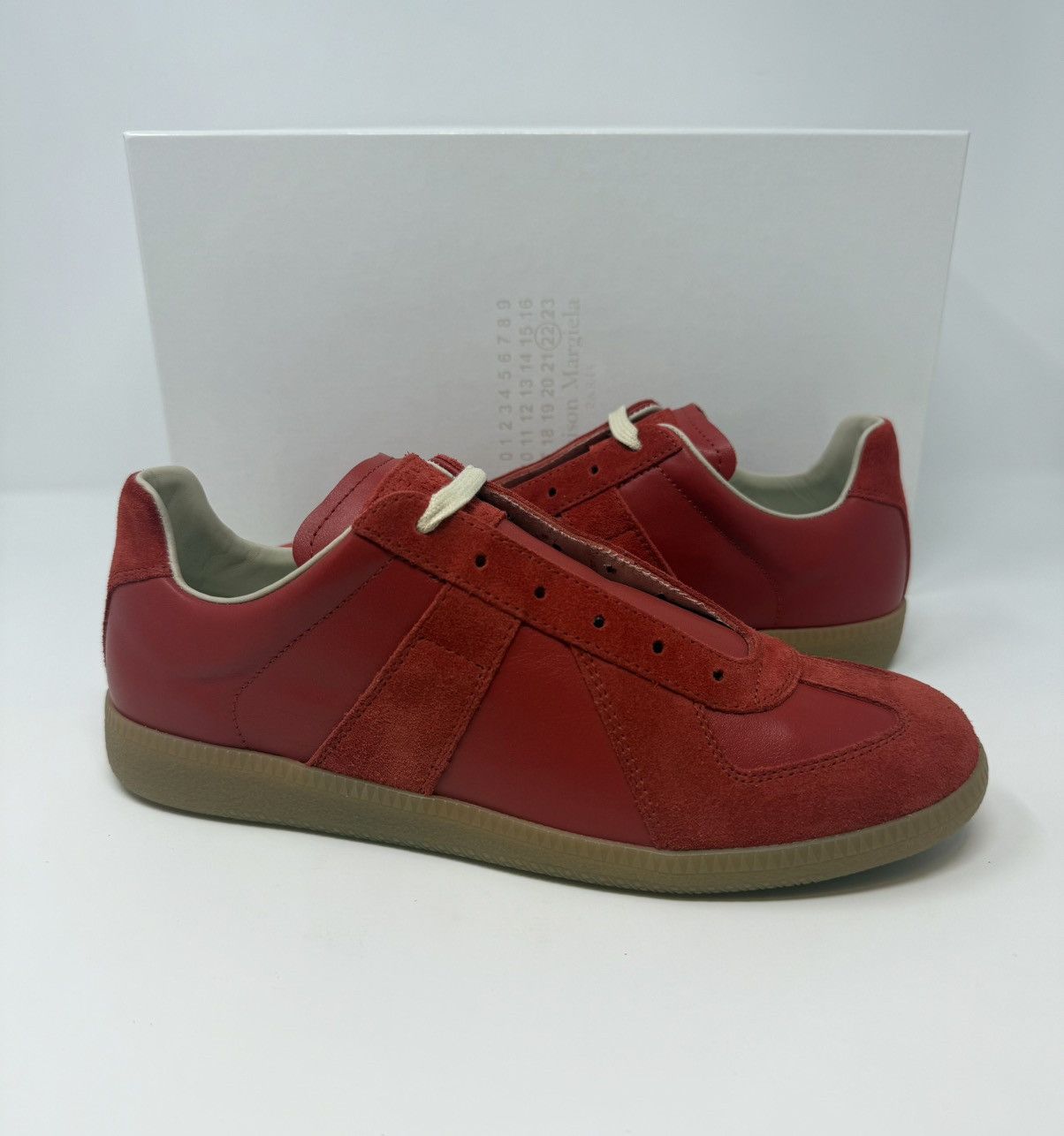 Maison Margiela Maison Margiela Replica GAT Sneaker Red Size US 8 / EU 41 - 1 Thumbnail