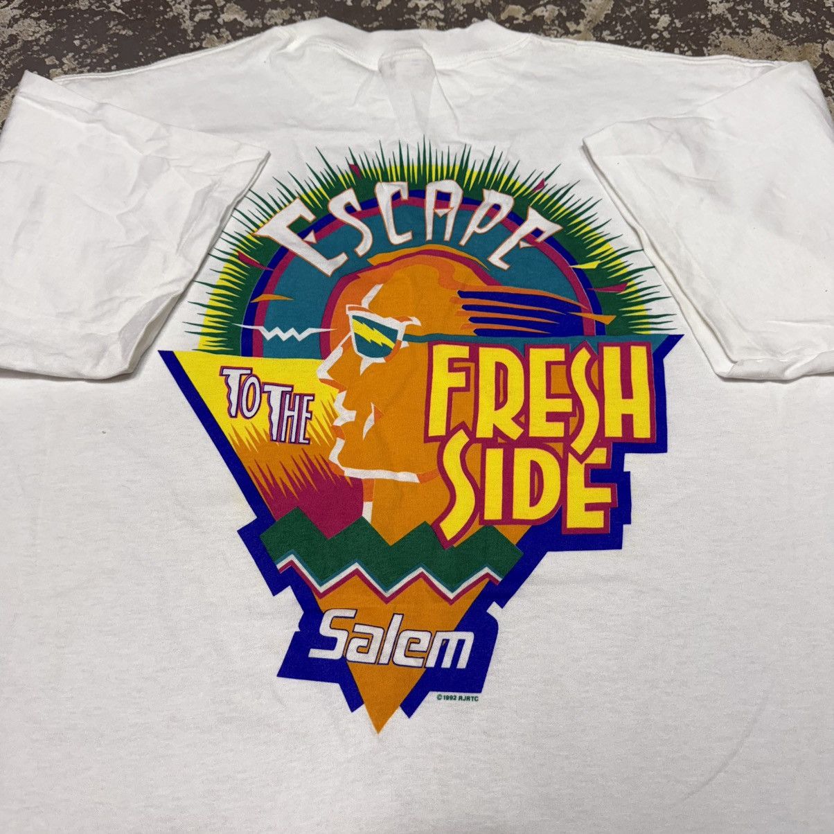 Camel Vintage Salem Cigarettes Fresh Wrap Promo Tshirt 1992 Size US XL / EU 56 / 4 - 3 Thumbnail