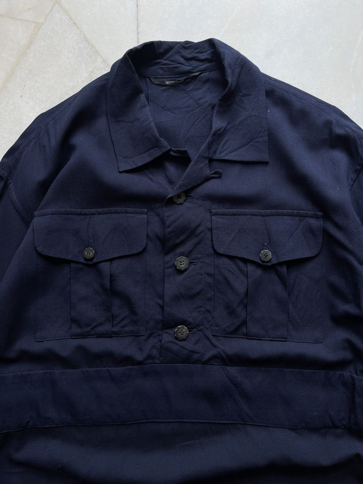 Yohji Yamamoto 90s WorkShop Yohji Yamamoto Rayon Dress A4 Size L / US 10 / IT 46 - 3 Thumbnail