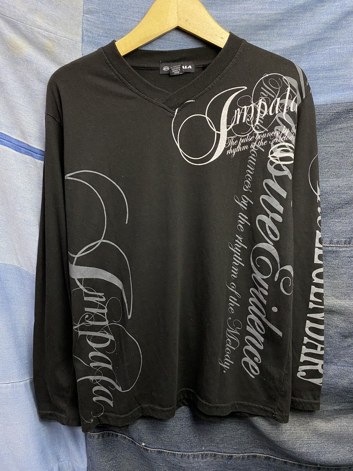 If Six Was Nine 2000s impala poem longsleeve style gothic Size US M / EU 48-50 / 2 - 8 Thumbnail