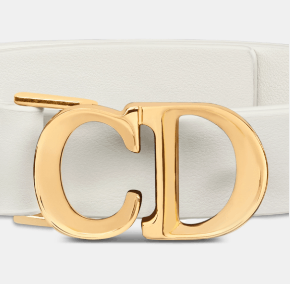 Dior o1w1db10525 Size : OS / B0329U C'est Dior Belt in White Size ONE SIZE - 4 Thumbnail