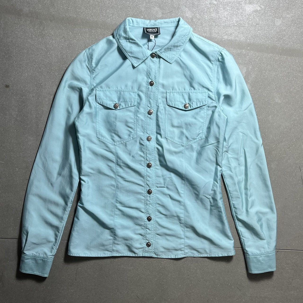 Versace × Versace Jeans Couture × Versus Versace Jeans Couture Blue Shirt Size US M / EU 48-50 / 2 - 1 Thumbnail