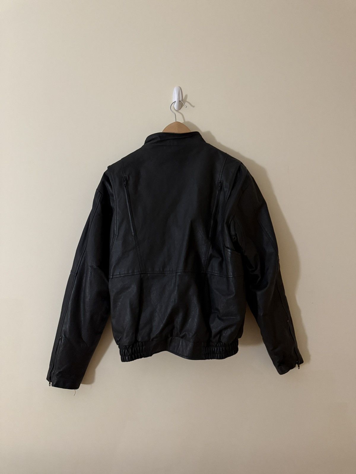 Vintage Vintage 3M Made in USA Leather Biker Jacket Size US S / EU 44-46 / 1 - 2 Thumbnail