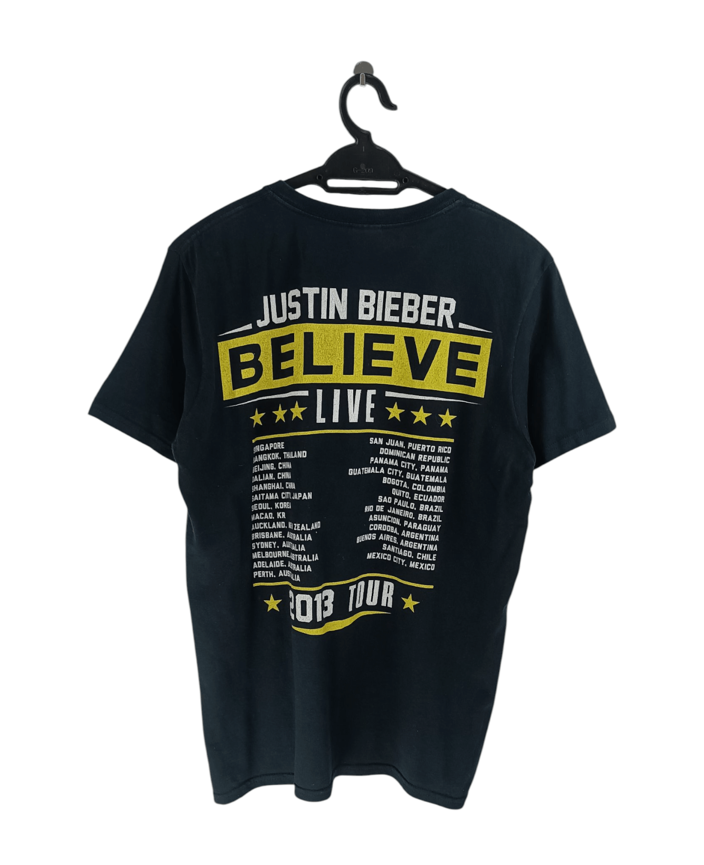 Vintage VINTAGE '13 JUSTIN BIEBER BELIEVE TOUR TEE swift grande Size US M / EU 48-50 / 2 - 2 Thumbnail