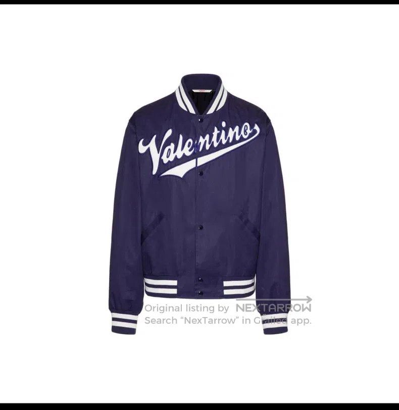 Valentino Valentino Logo embroidered patch long-sleeved baseball jac Size US S / EU 44-46 / 1 - 7 Thumbnail