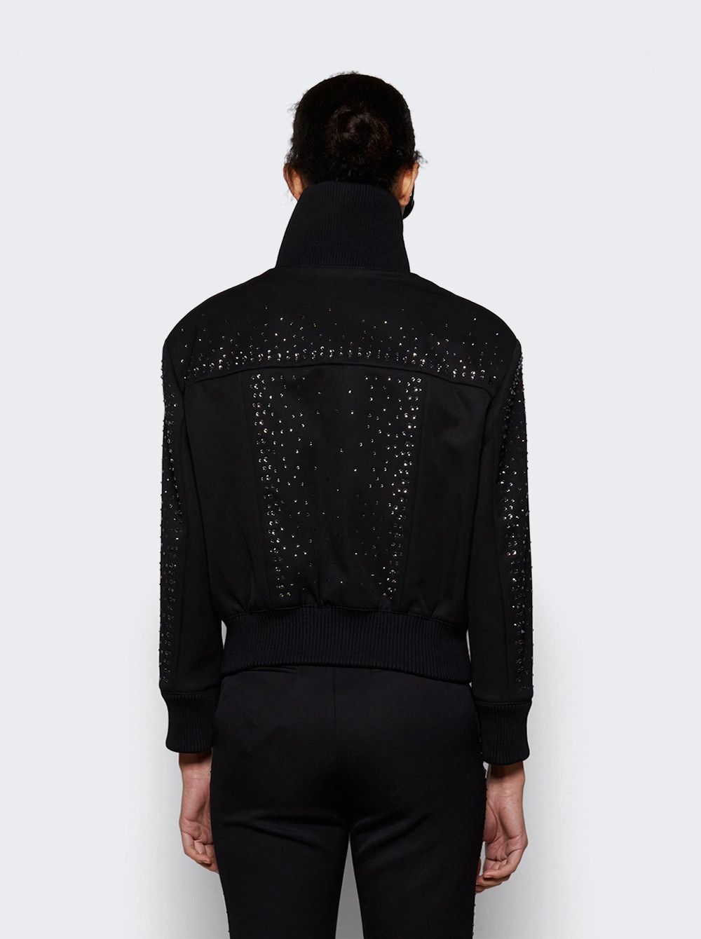 The Attico o1mle0526 Bomber Jacket in Black Size XS / US 0-2 / IT 36-38 - 5 Thumbnail