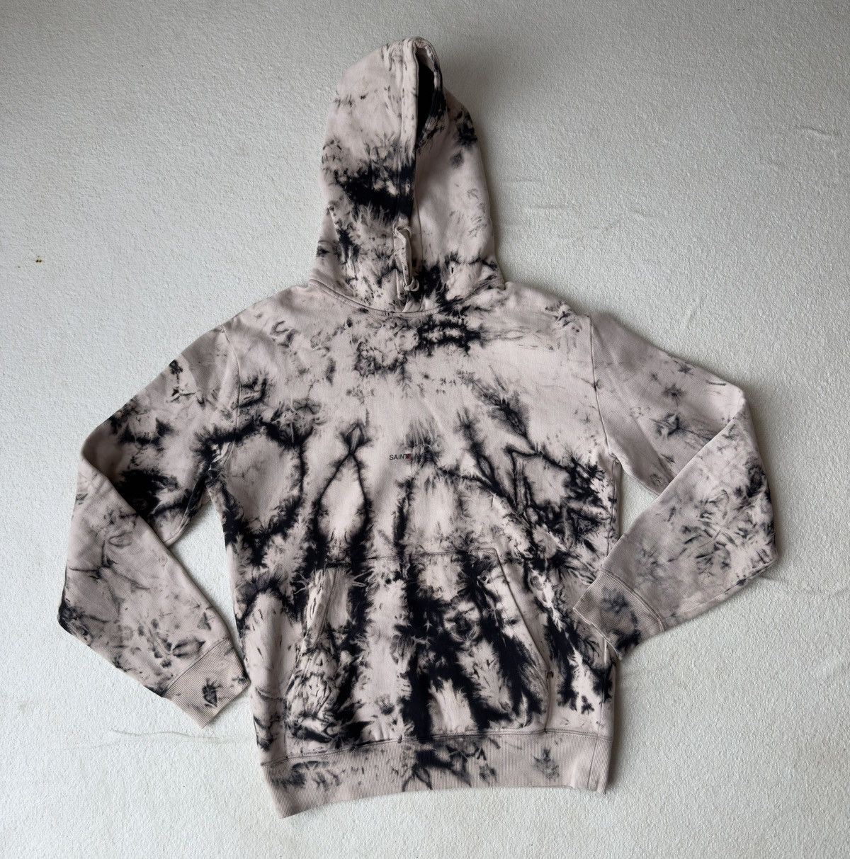 Saint Laurent Paris Rare Saint Laurent Volume Class Tie Dye Hoodie Size S / US 4 / IT 40 - 1 Thumbnail