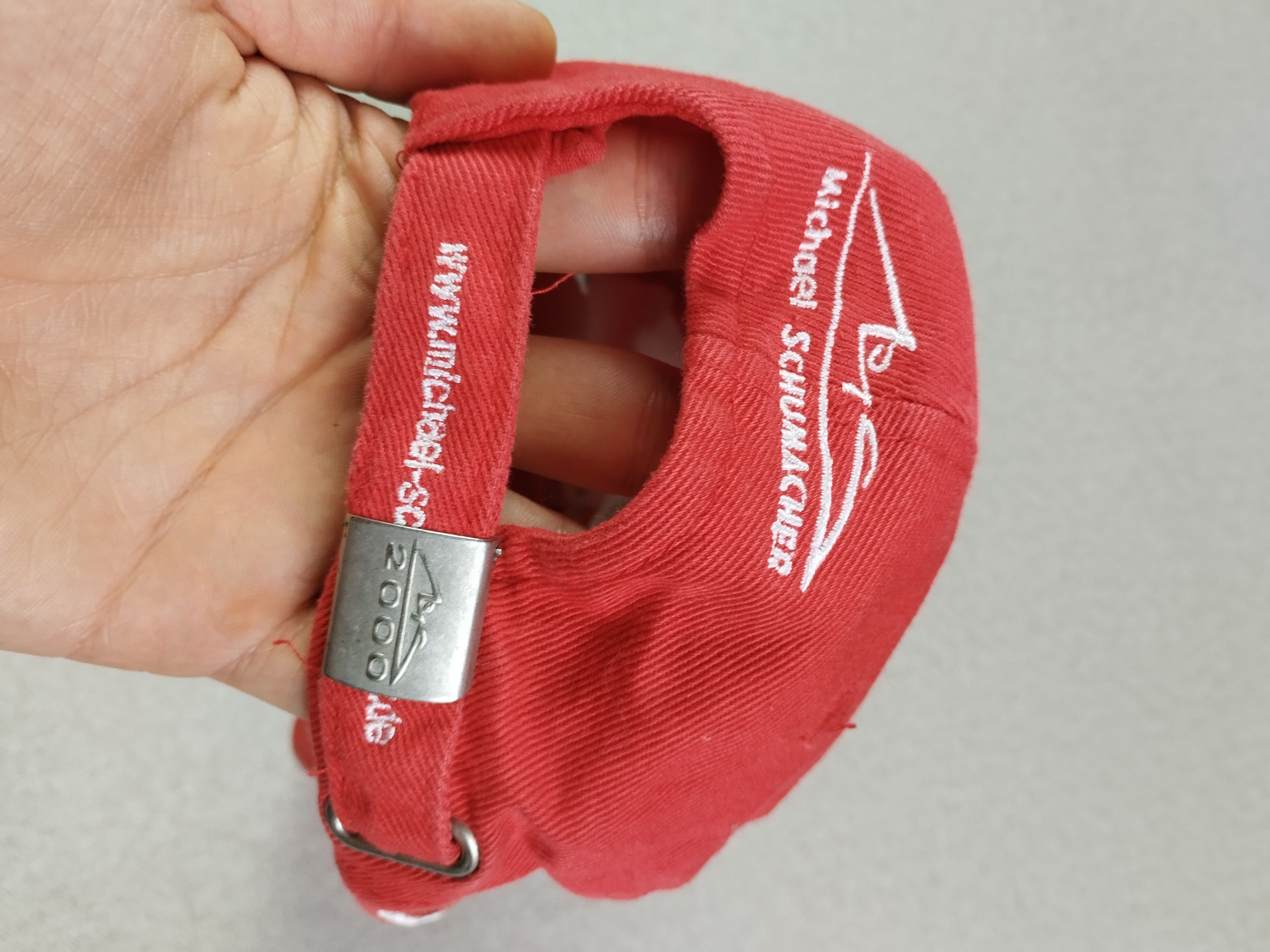 Ferrari Schumacher Formula 1 Champ Ferrari Hat 2000 Racing OS Cap Size ONE SIZE - 5 Thumbnail