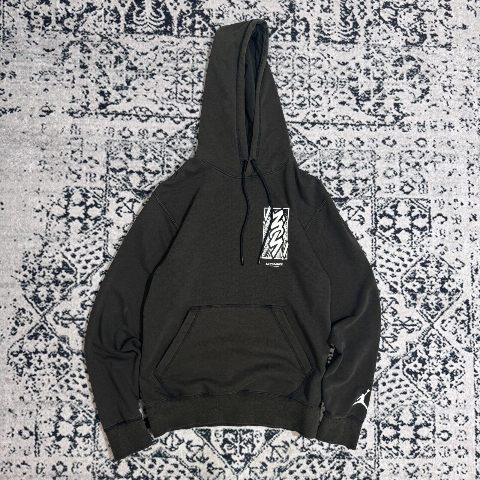 Vintage Vintage Air Jordan Khaki Bottle Green Cotton Hoodie Size XS Size US XS / EU 42 / 0 - 1 Thumbnail