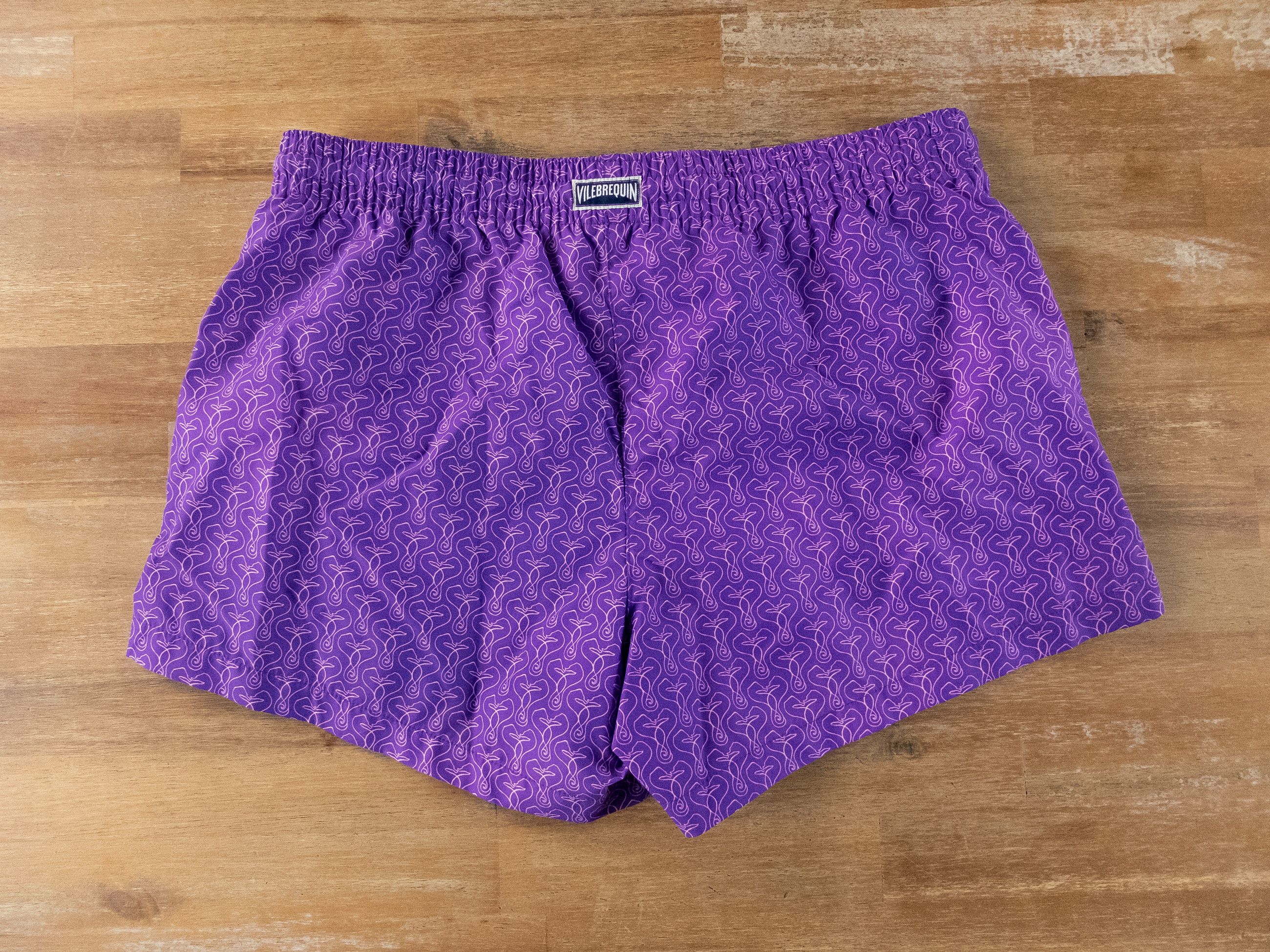 Vilebrequin VILEBREQUIN Fiona purple abstract print swim shorts Medium Size 32" / US 10 / IT 46 - 10 Thumbnail