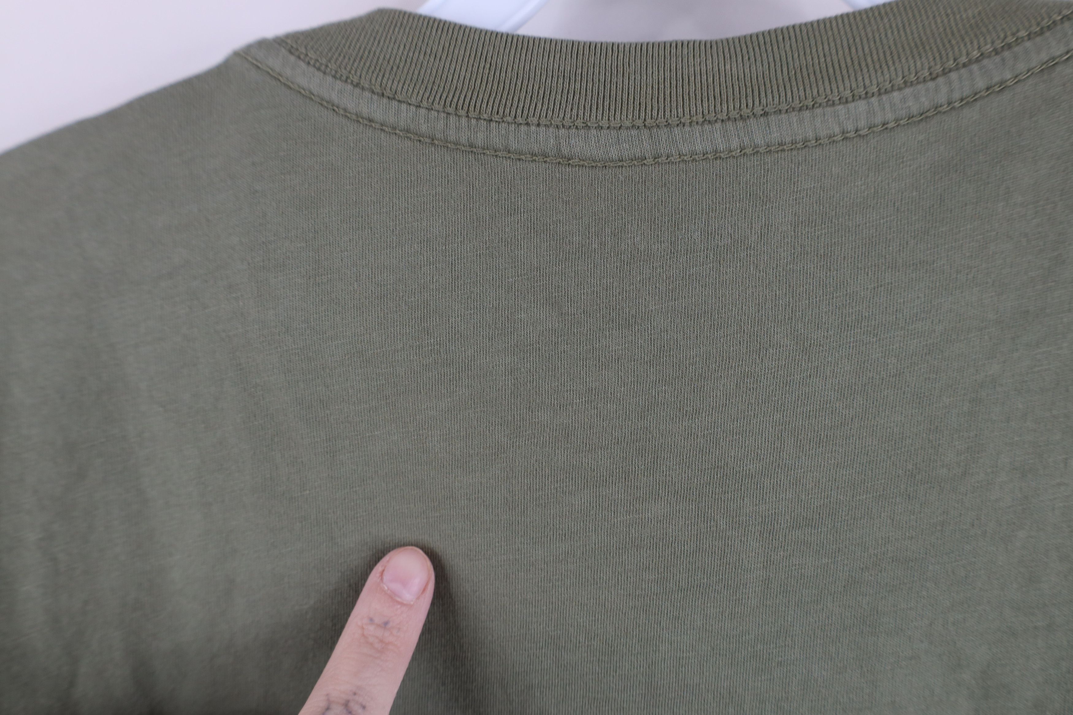 Everlane Everlane Blank Cotton Short Sleeve T-Shirt Green USA Size US L / EU 52-54 / 3 - 10 Thumbnail
