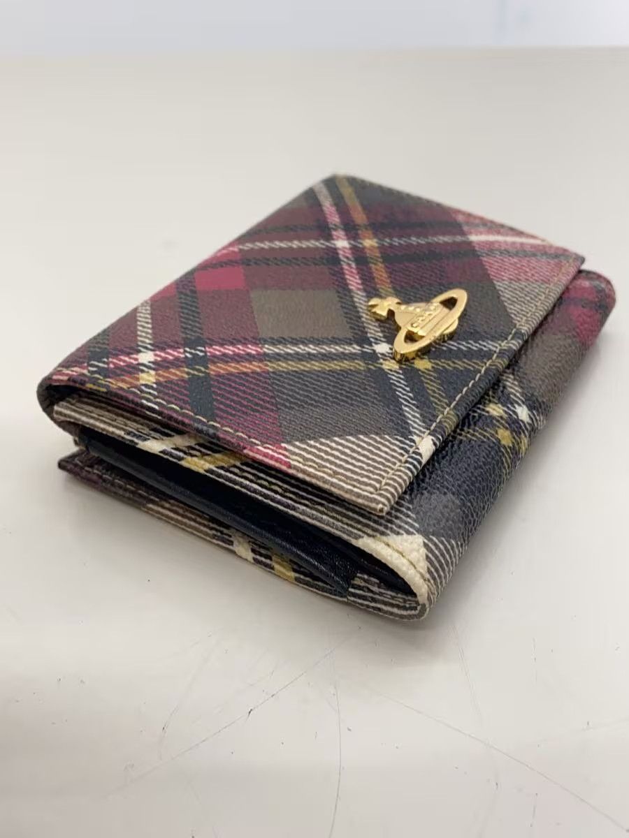 Vivienne Westwood Plaid Orb Leather Wallet Size ONE SIZE - 4 Thumbnail