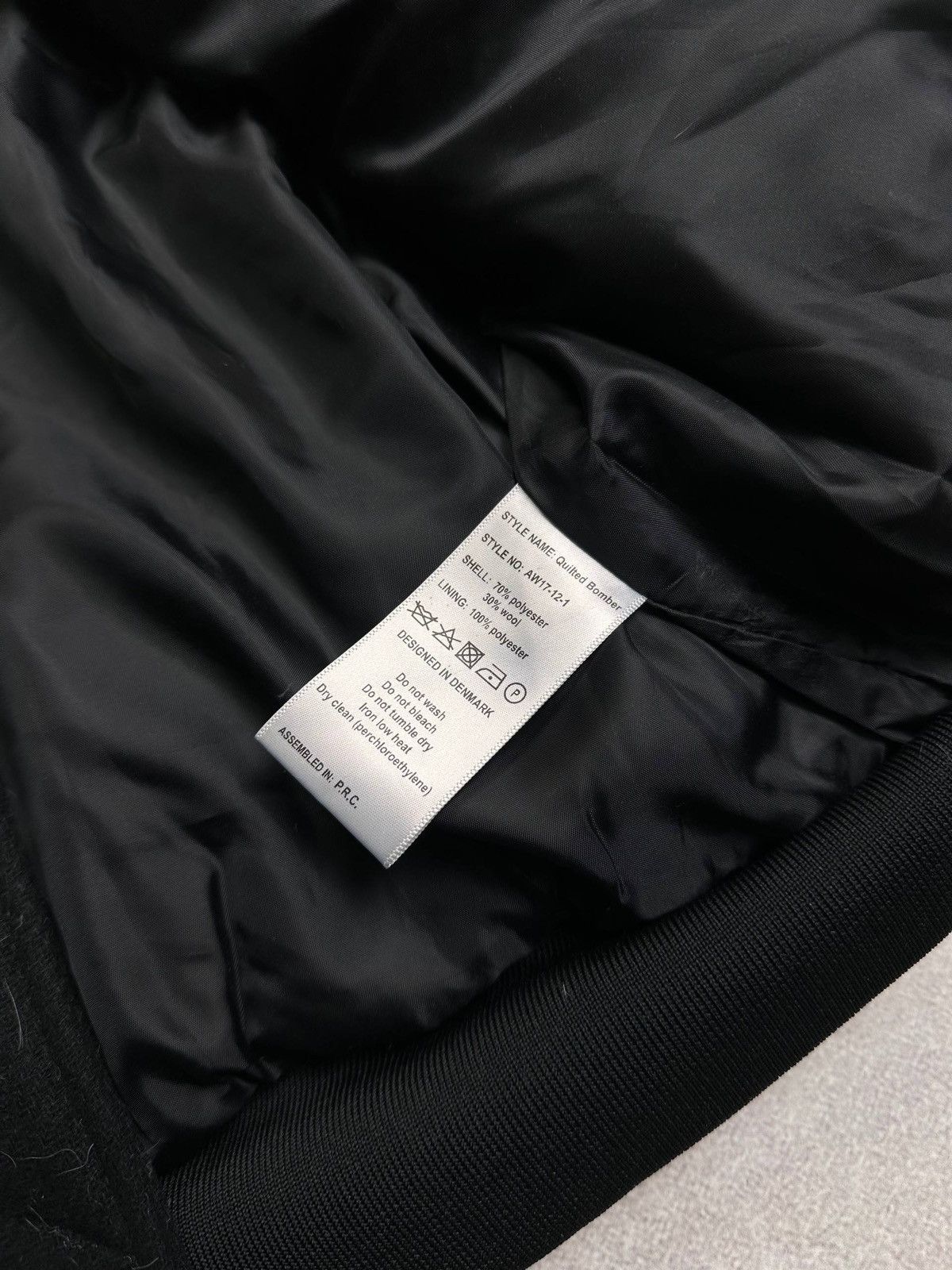 Han Kjobenhavn AW17-12-1 Han Kjobenhavn Quilted Bomber Jacket Black L Size US L / EU 52-54 / 3 - 4 Thumbnail
