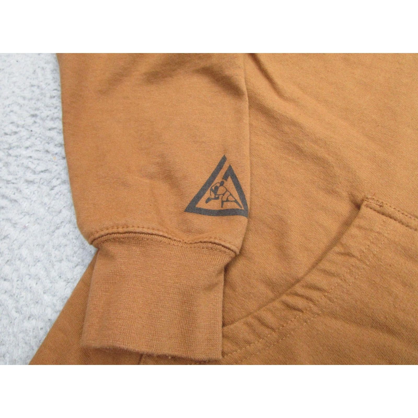 Vintage Gracie Jiu-Jitsu Hoodie Mens Medium Brown Pullover Kangaroo Pocket Made in USA Size US M / EU 48-50 / 2 - 4 Thumbnail
