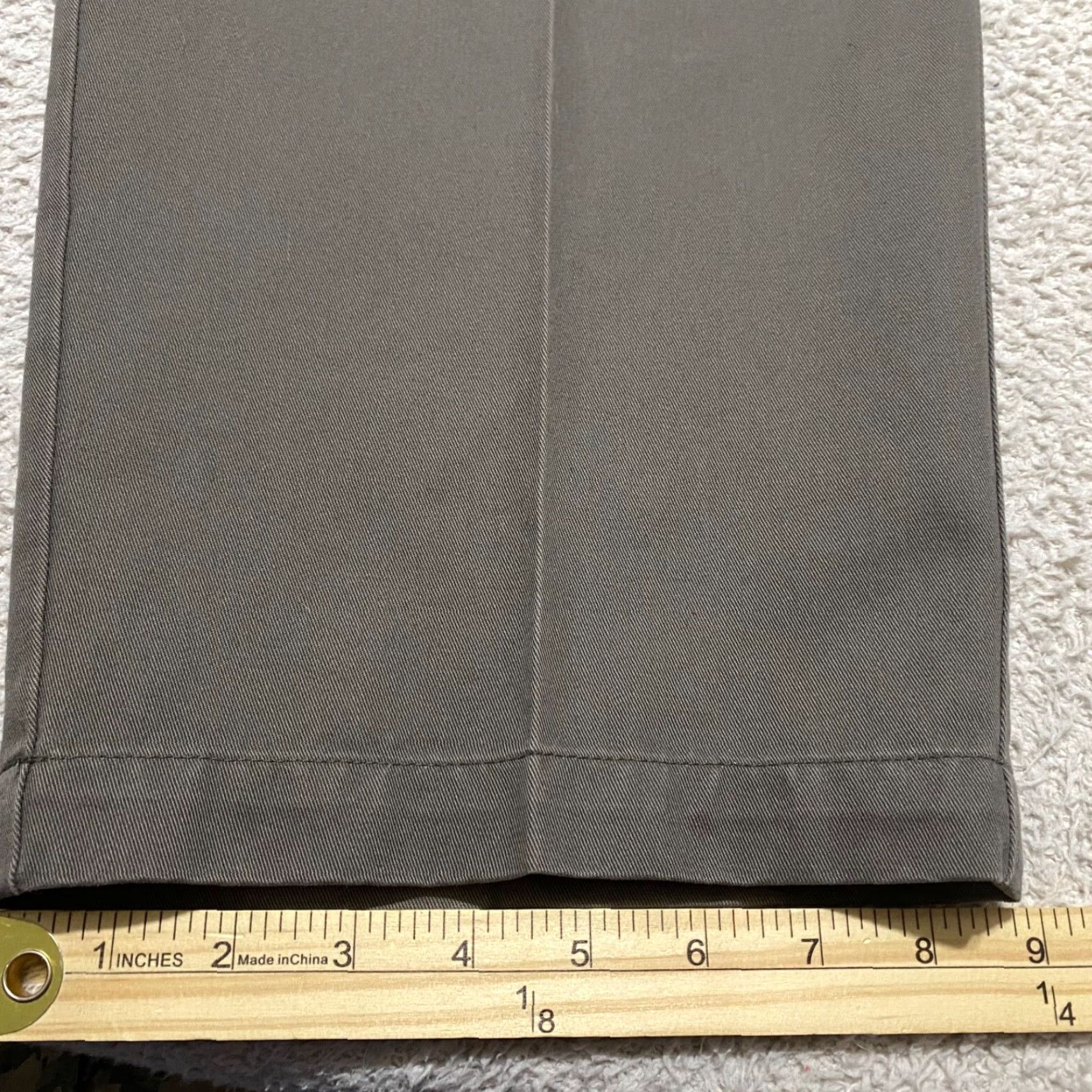 Vintage Oak Hill Men's Dress Pants 46x30 Gray Cotton Straight Leg Big & Tall Dress Pants Mens 46 Gray Oak Hill 29 Inseam Front Pleated Business Workwear Silk? Size US 30 / EU 46 - 2 Thumbnail