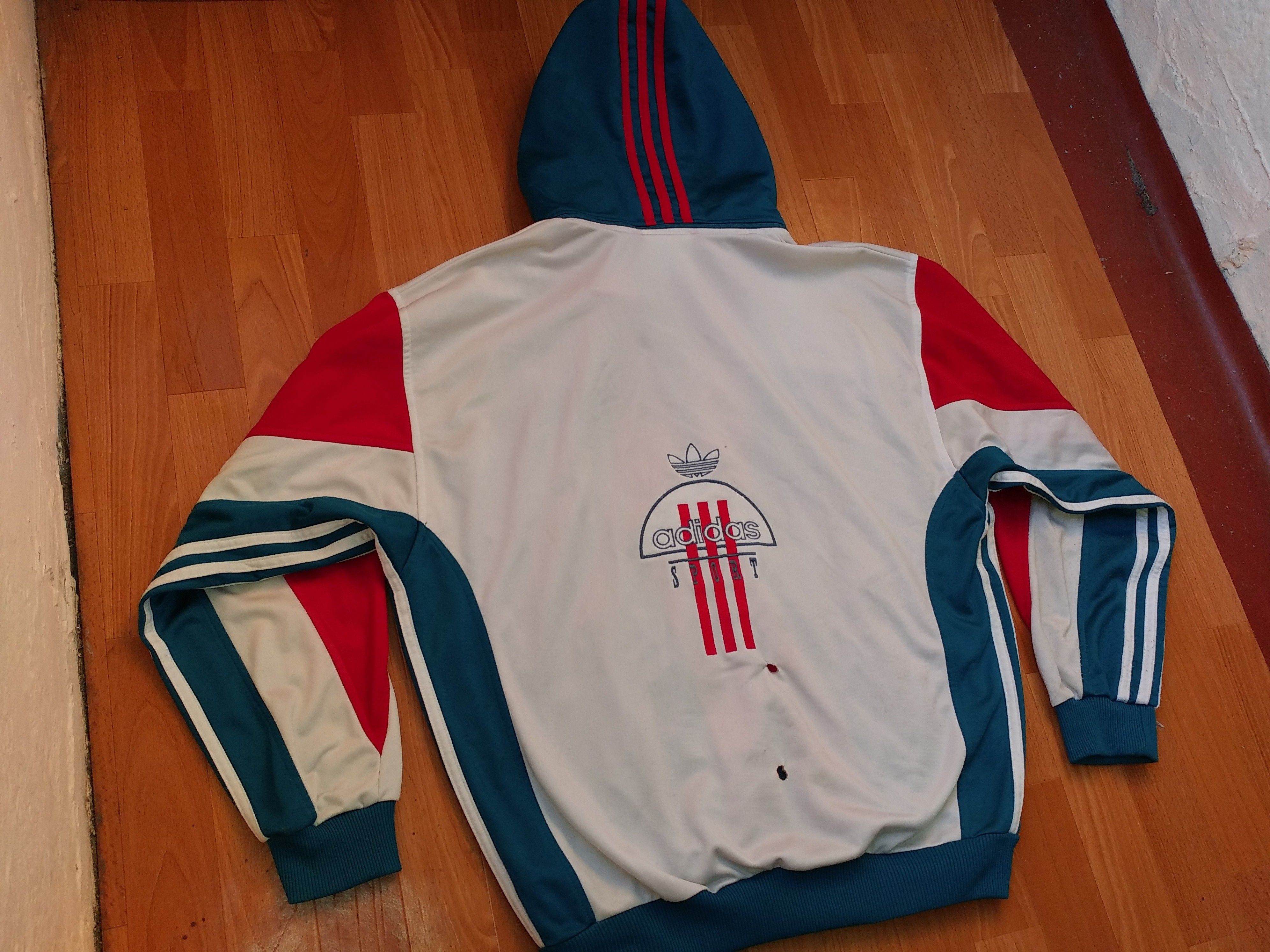 Adidas × Vintage ADIDAS jacket, green vintage hip hop 90s hip-hop size M Size US M / EU 48-50 / 2 - 7 Thumbnail