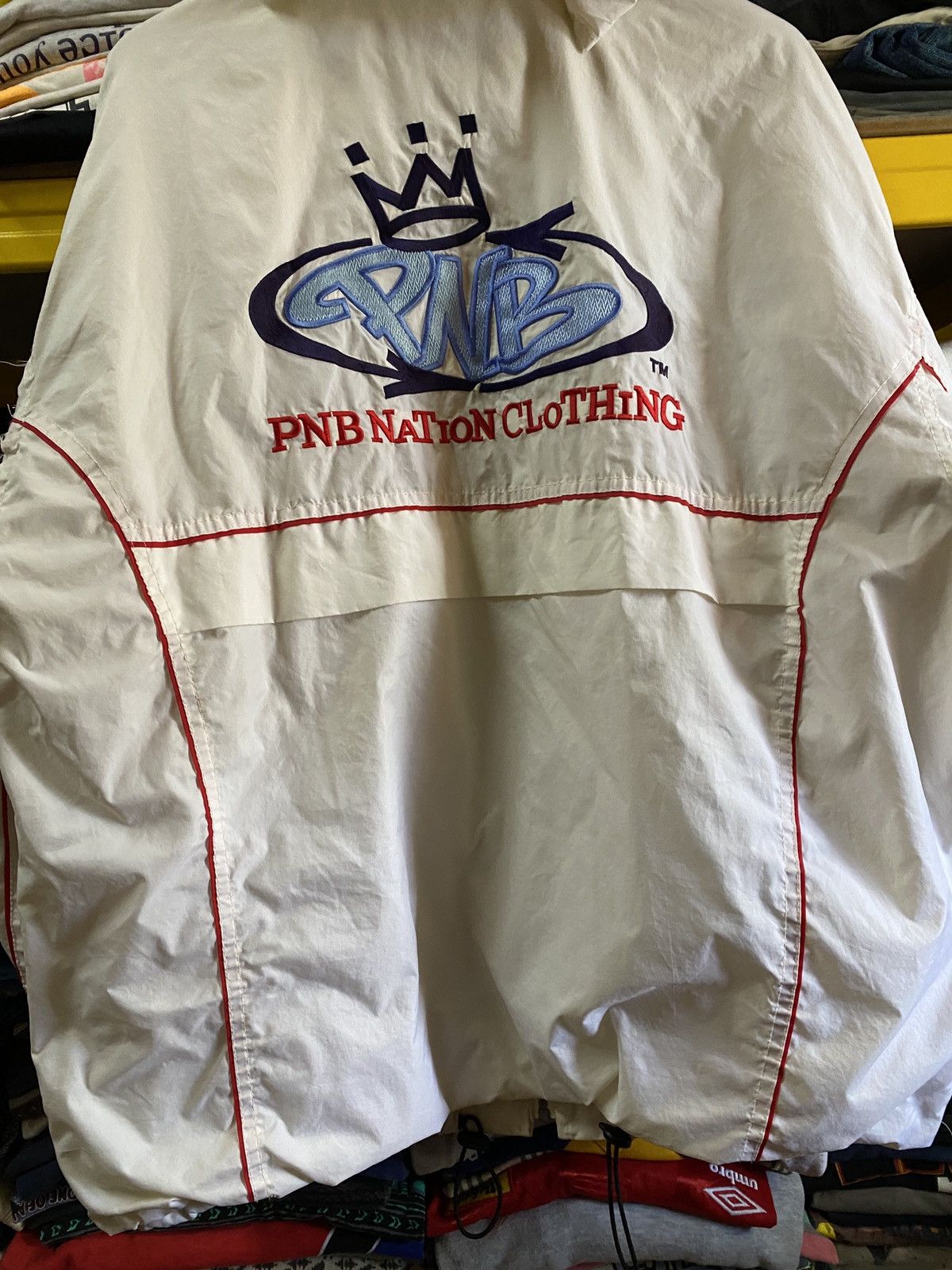 Rap Tees Vintage 90s PNB Nation Embroided Hiphop group jacket Size US XL / EU 56 / 4 - 9 Thumbnail