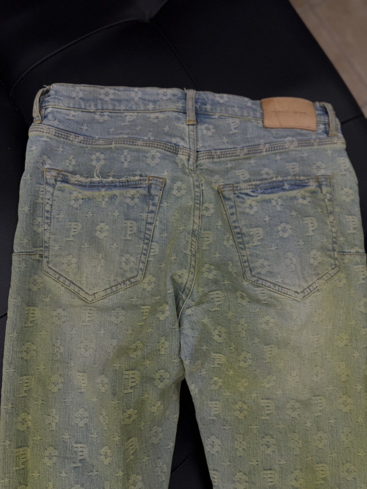 Purple Brand Purple Brand Jeans Blue/Yellow Jeans Size 31 🧼 Size US 31 - 8 Thumbnail