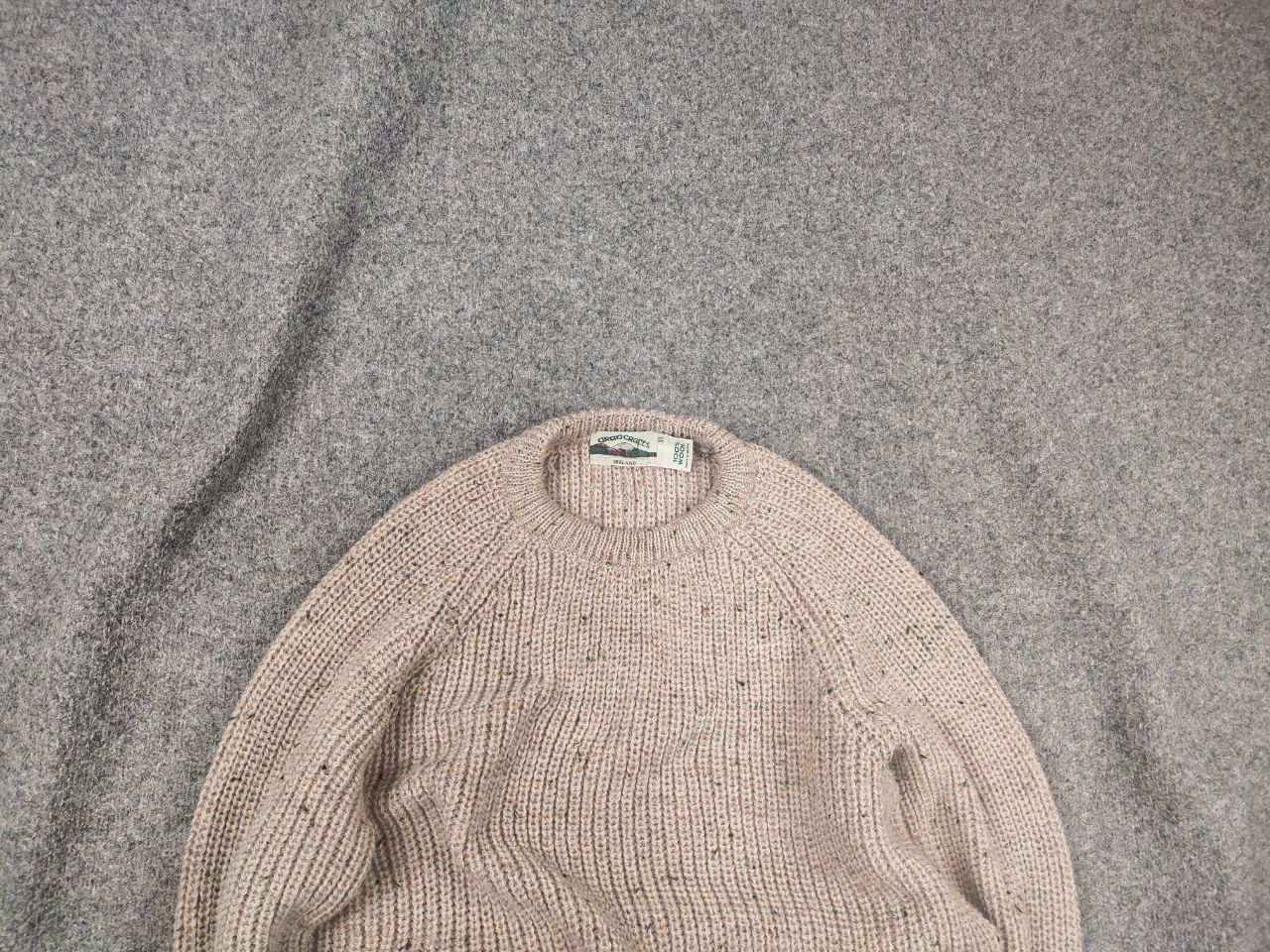 Aran Crafts Vintage Aran Crafts Sweater Irish Wool Cable Knit Fisherman Size US XL / EU 56 / 4 - 2 Thumbnail