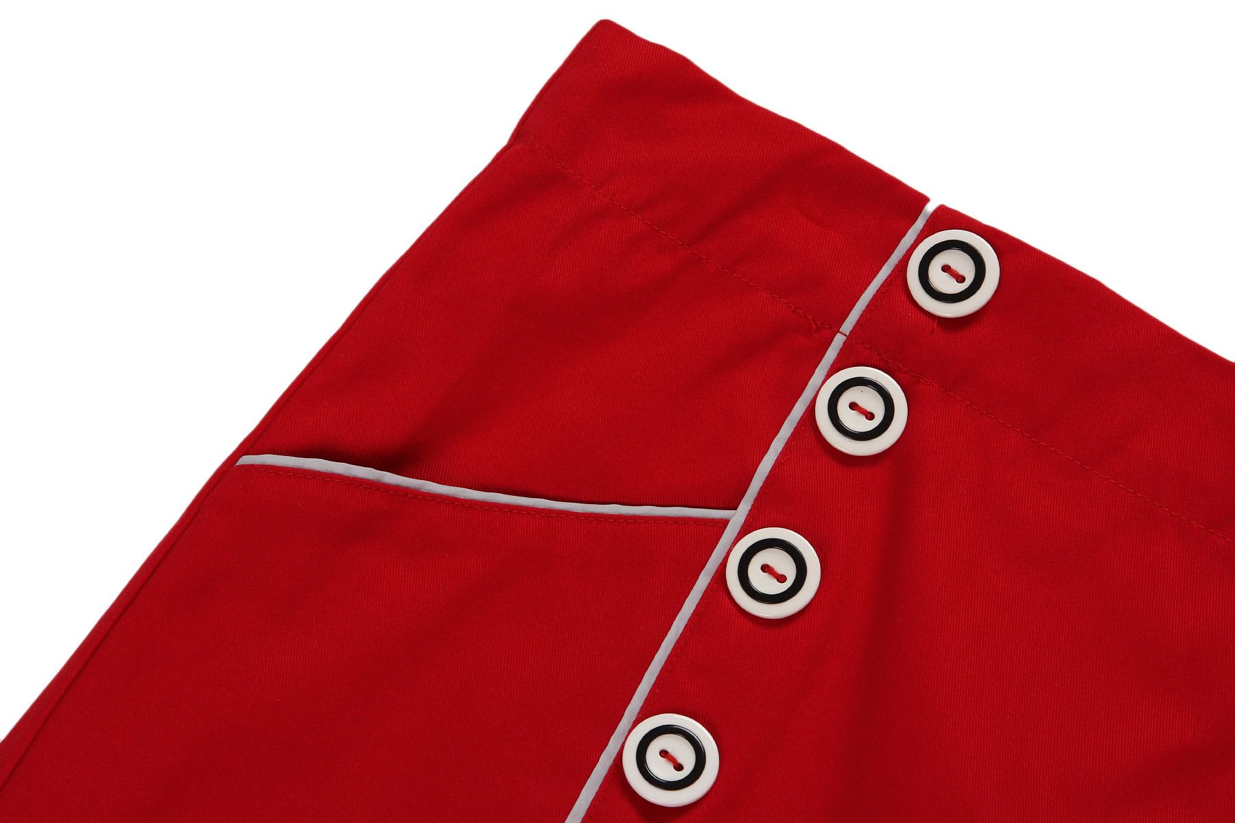 Other Vintage shorts mid waist red hot pants Size 30" / US 8 / IT 44 - 3 Thumbnail