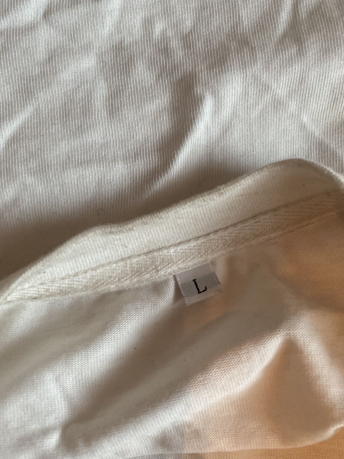 Vintage WHITE AND BLACK UNHNGD SHIRT Size US L / EU 52-54 / 3 - 3 Thumbnail