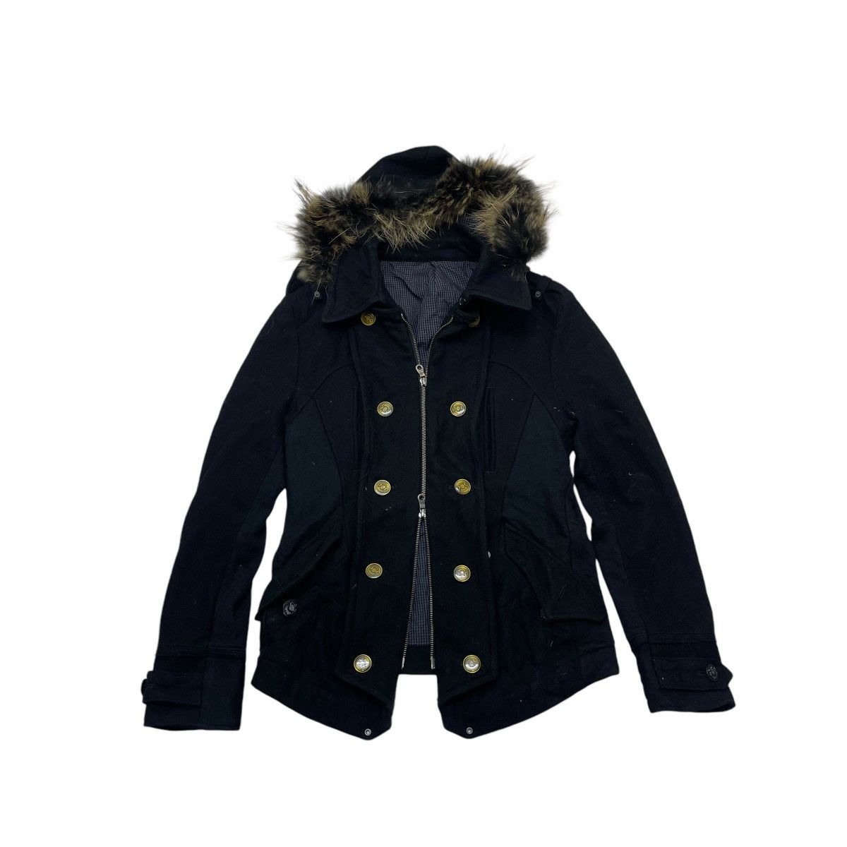 If Six Was Nine 💥PPFM Punker Faux Fur Hooded Jacket Size US M / EU 48-50 / 2 - 1 Thumbnail