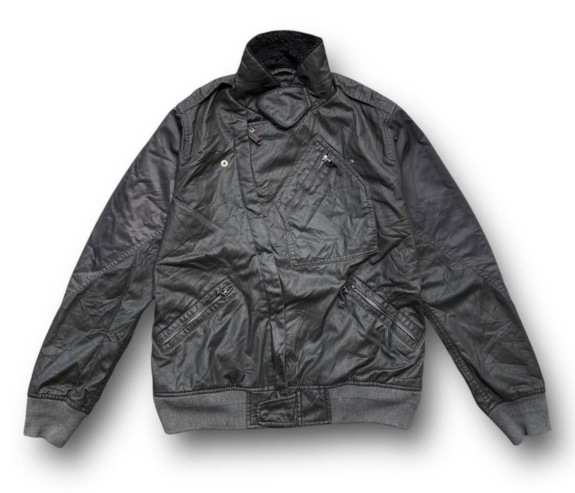 Kiminori Morishita 2000s Kiminori Morishita Asymmetric Tactical Fleece Jacket Size US L / EU 52-54 / 3 - 3 Thumbnail