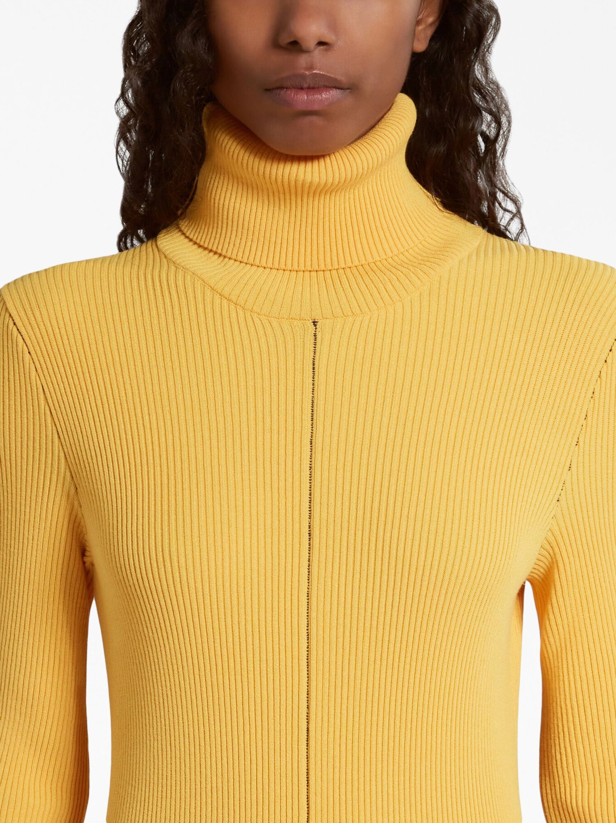 Marni o1w1db10125 Dress in Yellow Size XL / US 12-14 / IT 48-50 - 4 Thumbnail